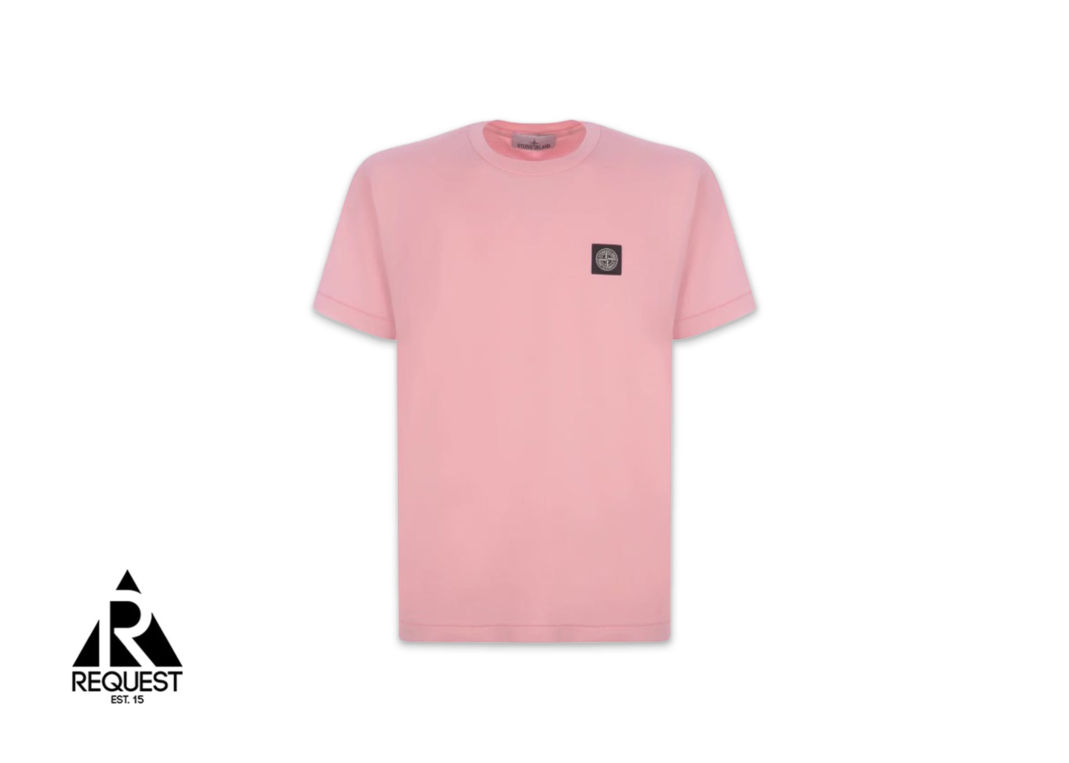 Stone Island Logo Patch Tee “Pink”
