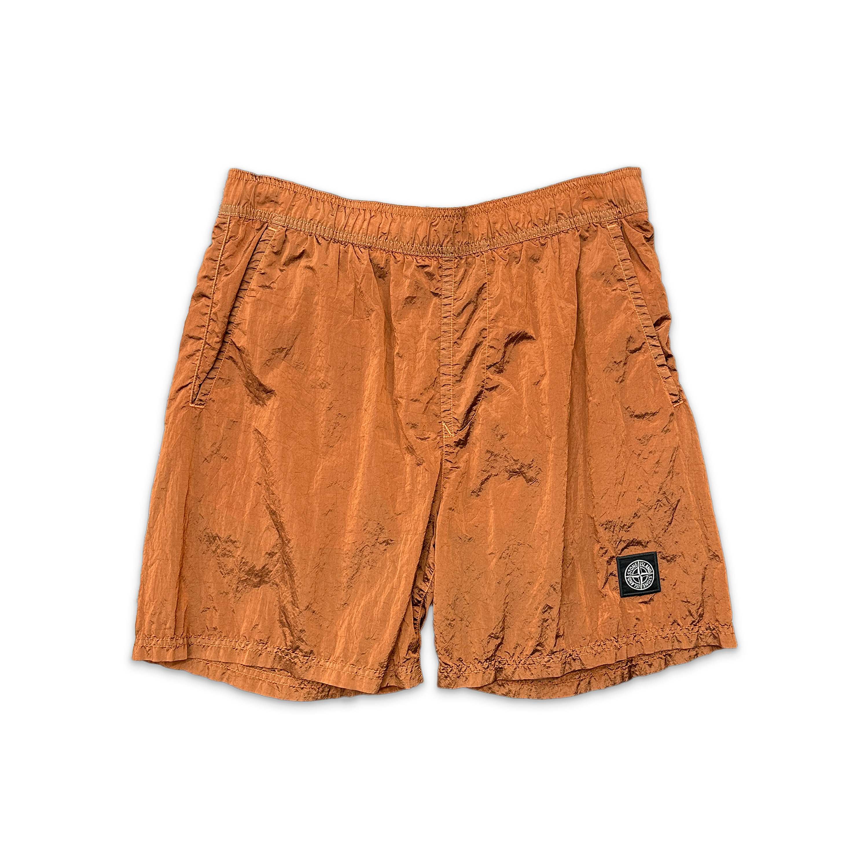 Stone Island, Nylon Metal Shorts "Orange"