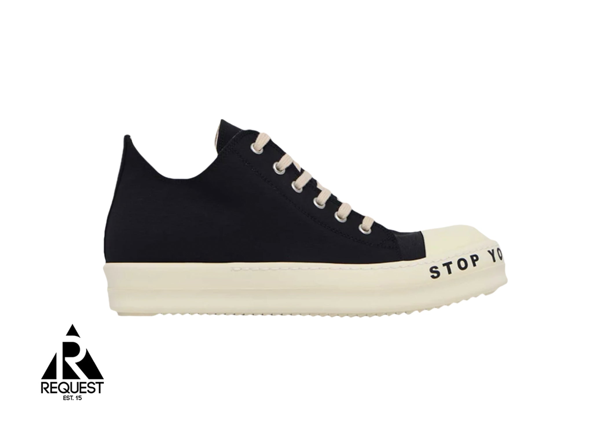 Rick Owens DRKSHDW, Ramones Low "Stop Your Breath" (W)