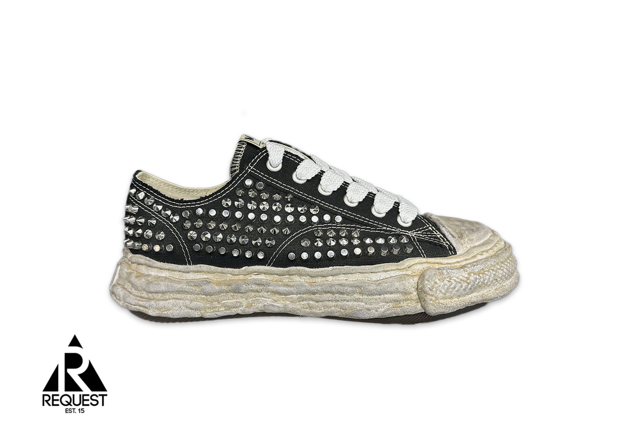 Peterson OG Sole Studded Canvas Low "Black"