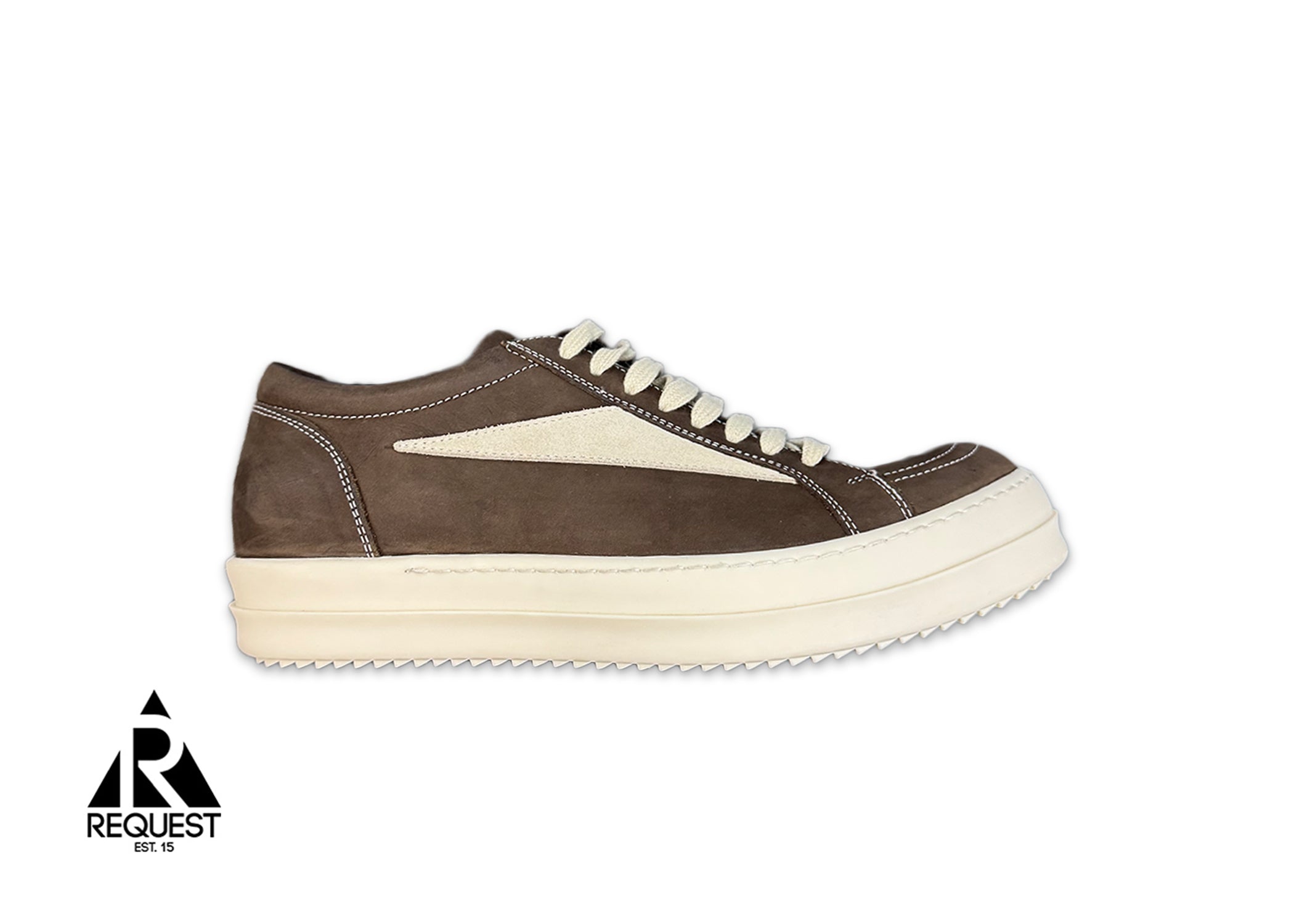 Rick Owens, Porterville Leather Vintage Sneaks "Saddle Milk"
