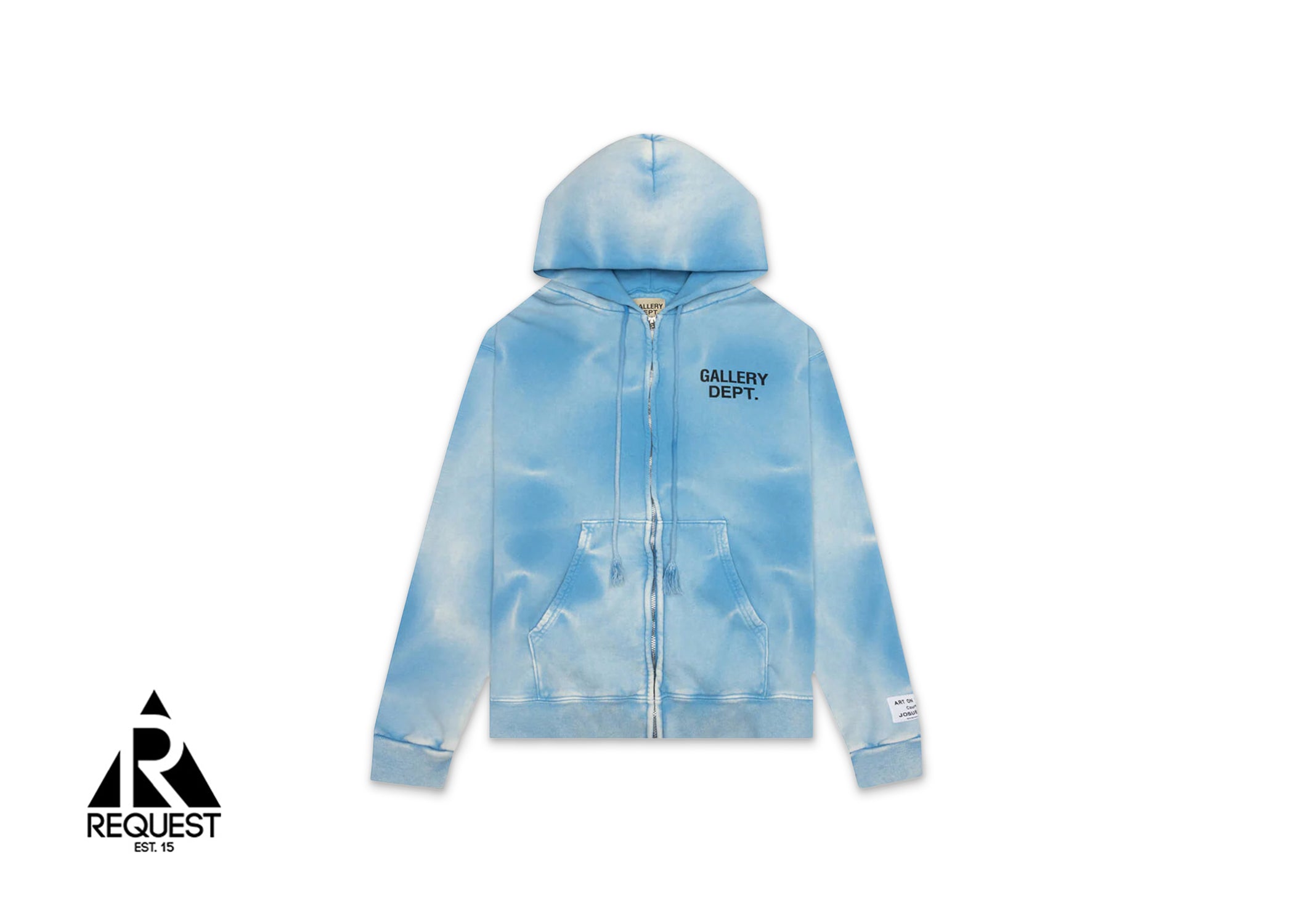 Gallery Dept. Sun Faded Zip Up "Blue"
