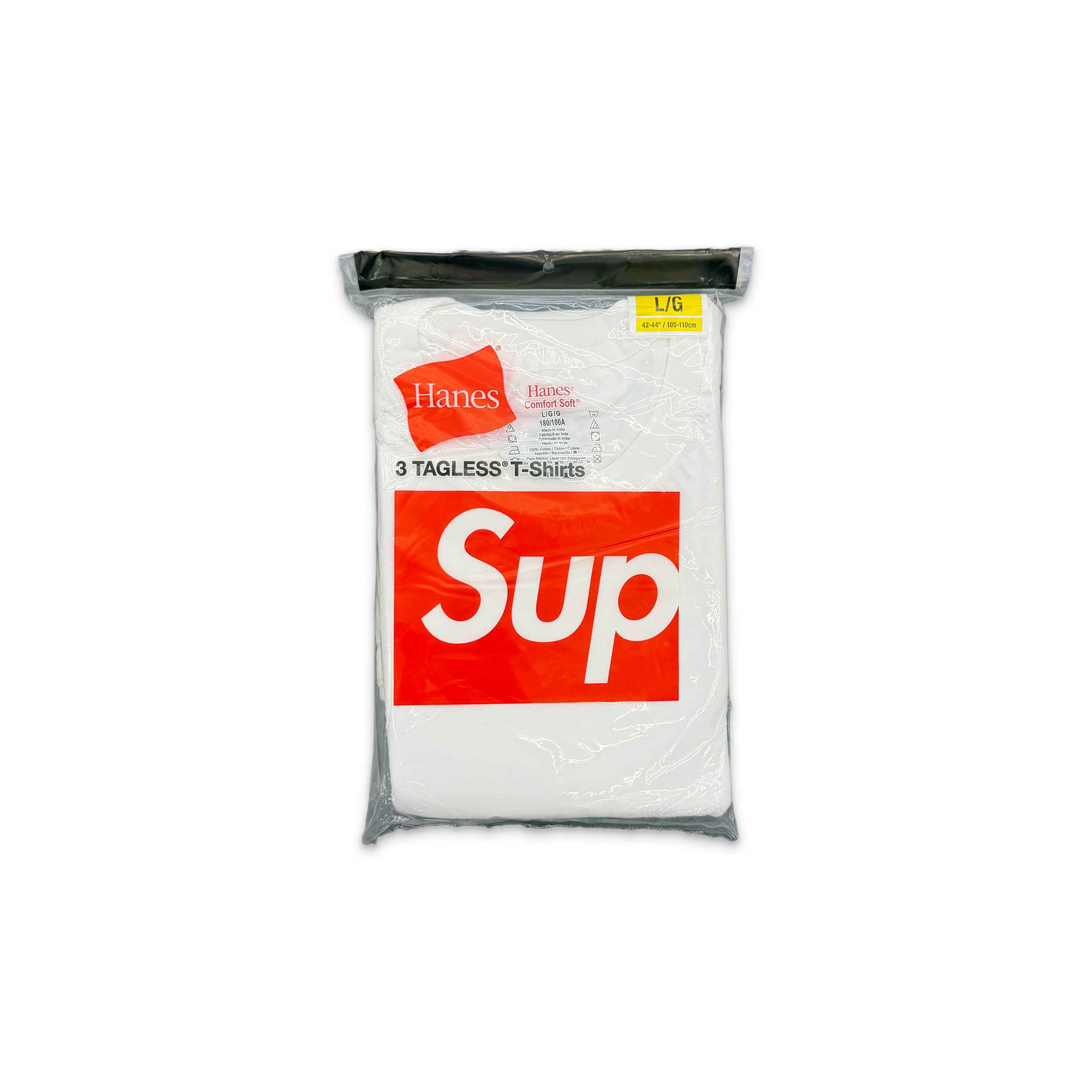Hanes Tagless Tees (3 Pack) "White"