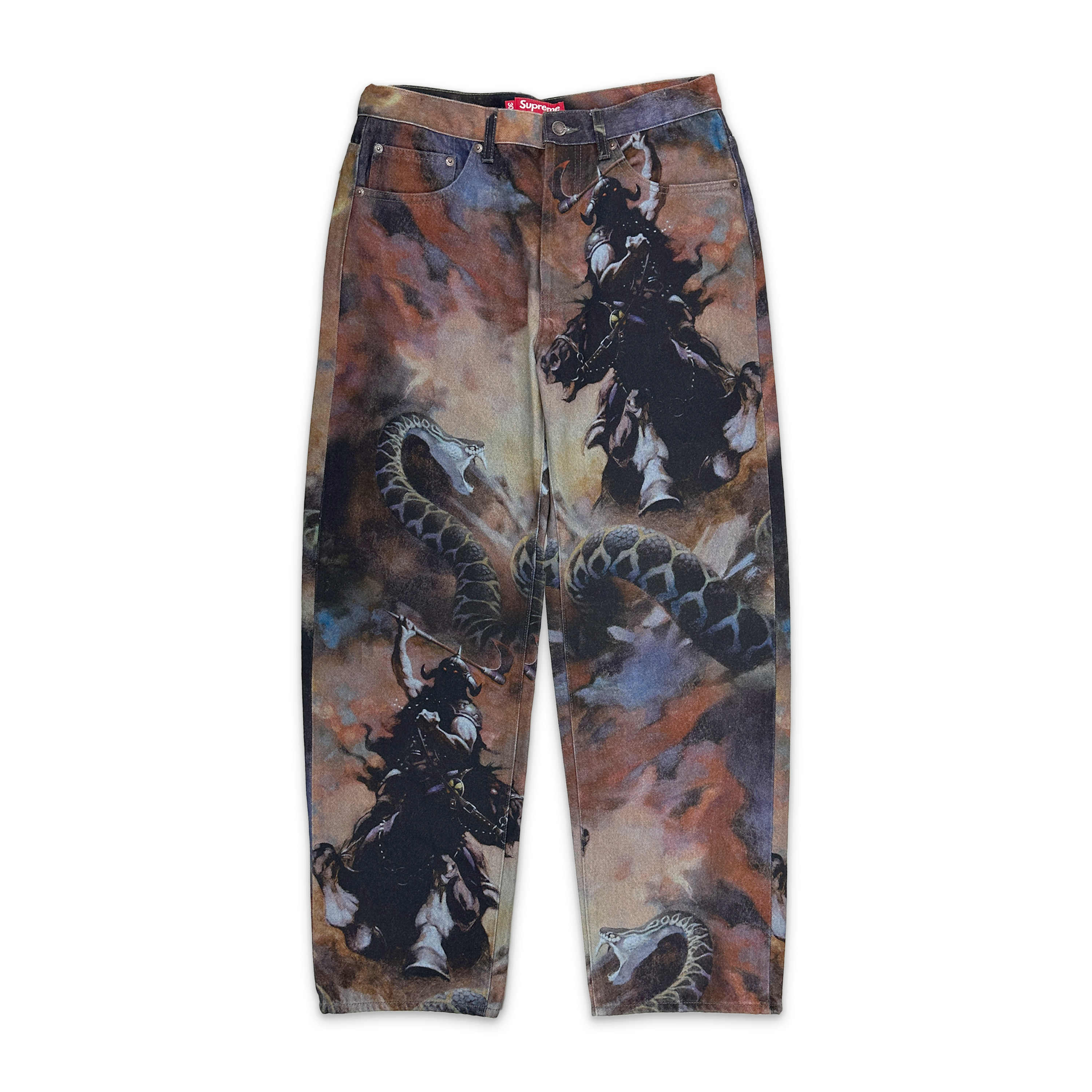 Supreme, x Frazetta Loose Fit Jean "Multicolor"