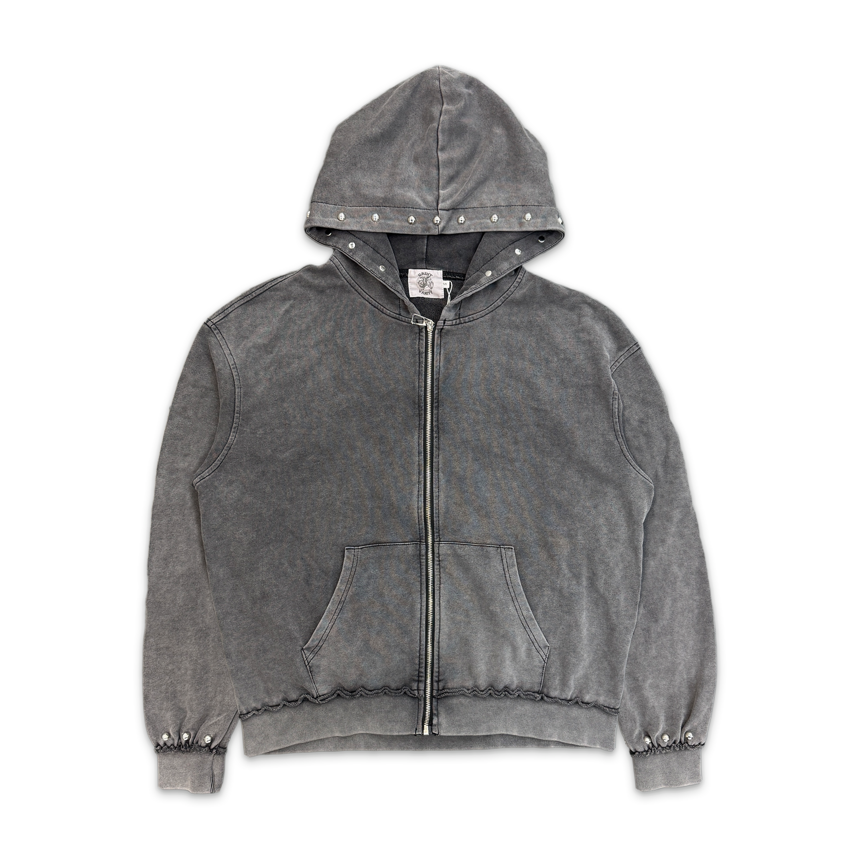 Saint Vanity, French Terry Jacket "Faded Black"