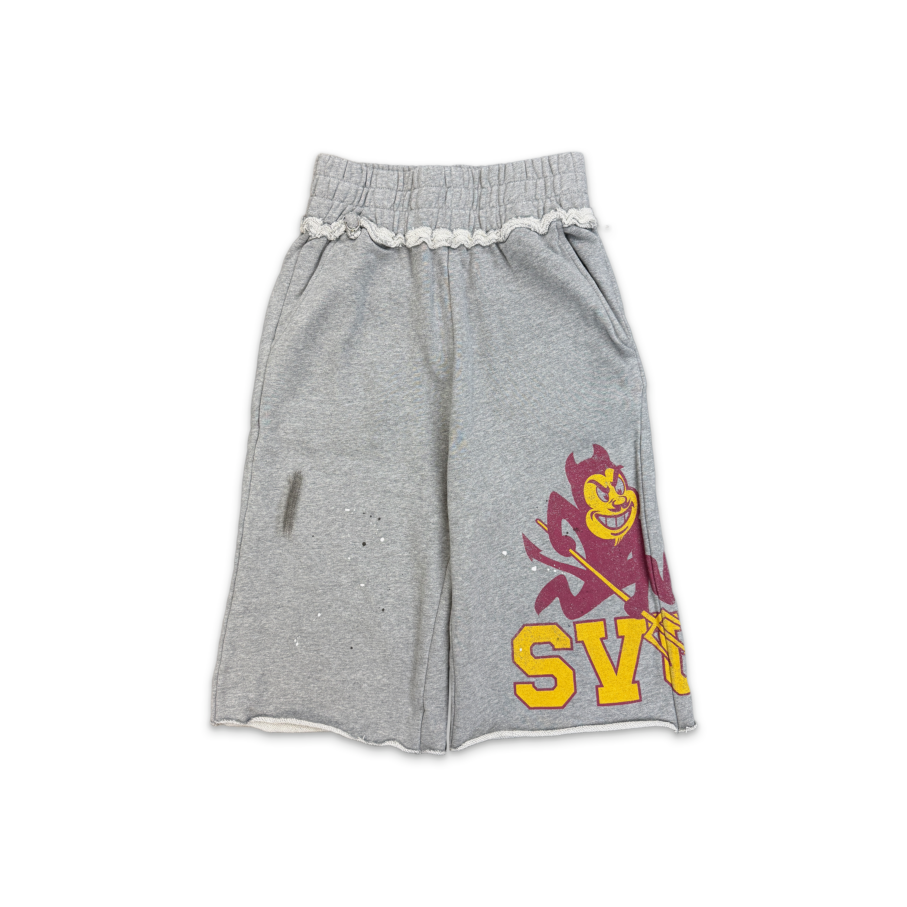 Sun Devil Long Shorts “Grey/Maroon"
