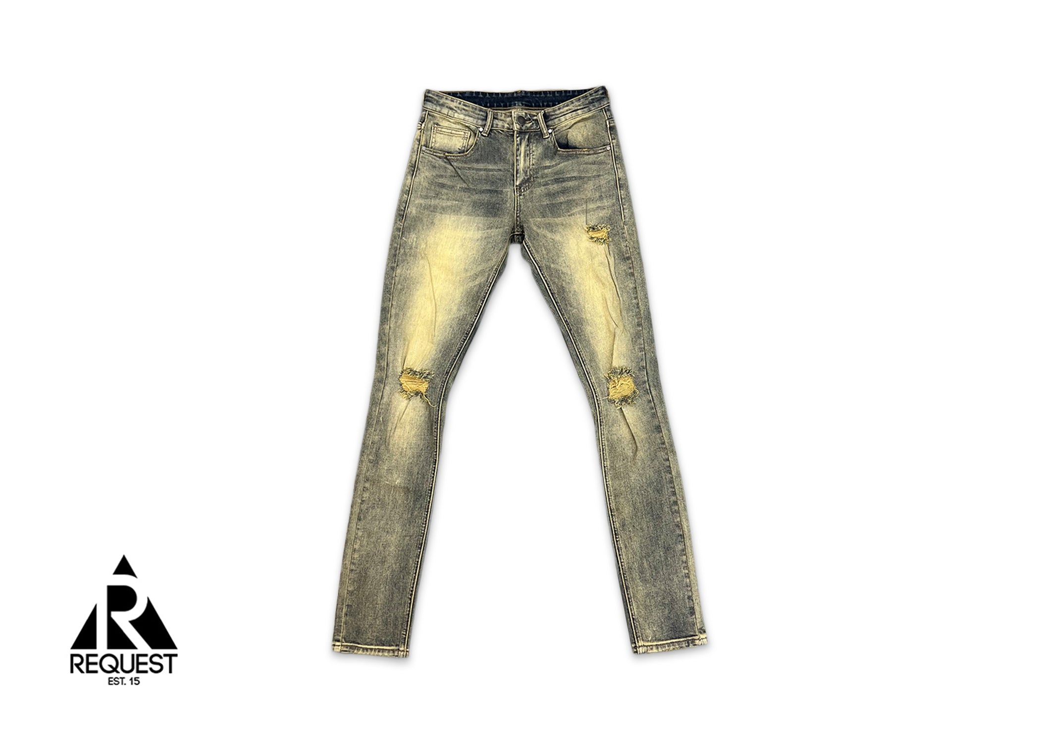 Saint Vanity Sand Wash Denim Jeans