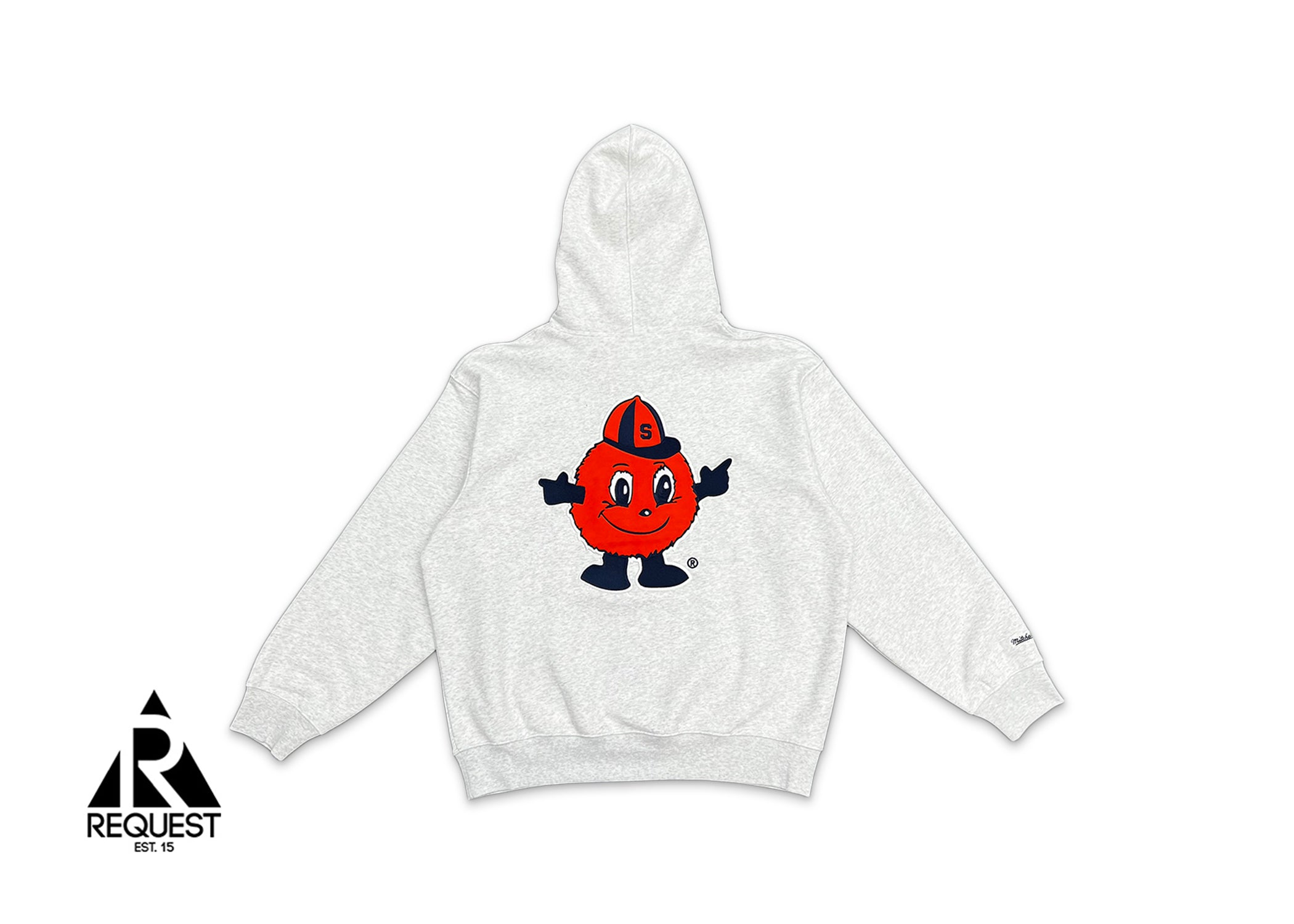 Supreme, Mitchell & Ness NCAA Hooded Sweatshirt "Syracuse Ash Grey"