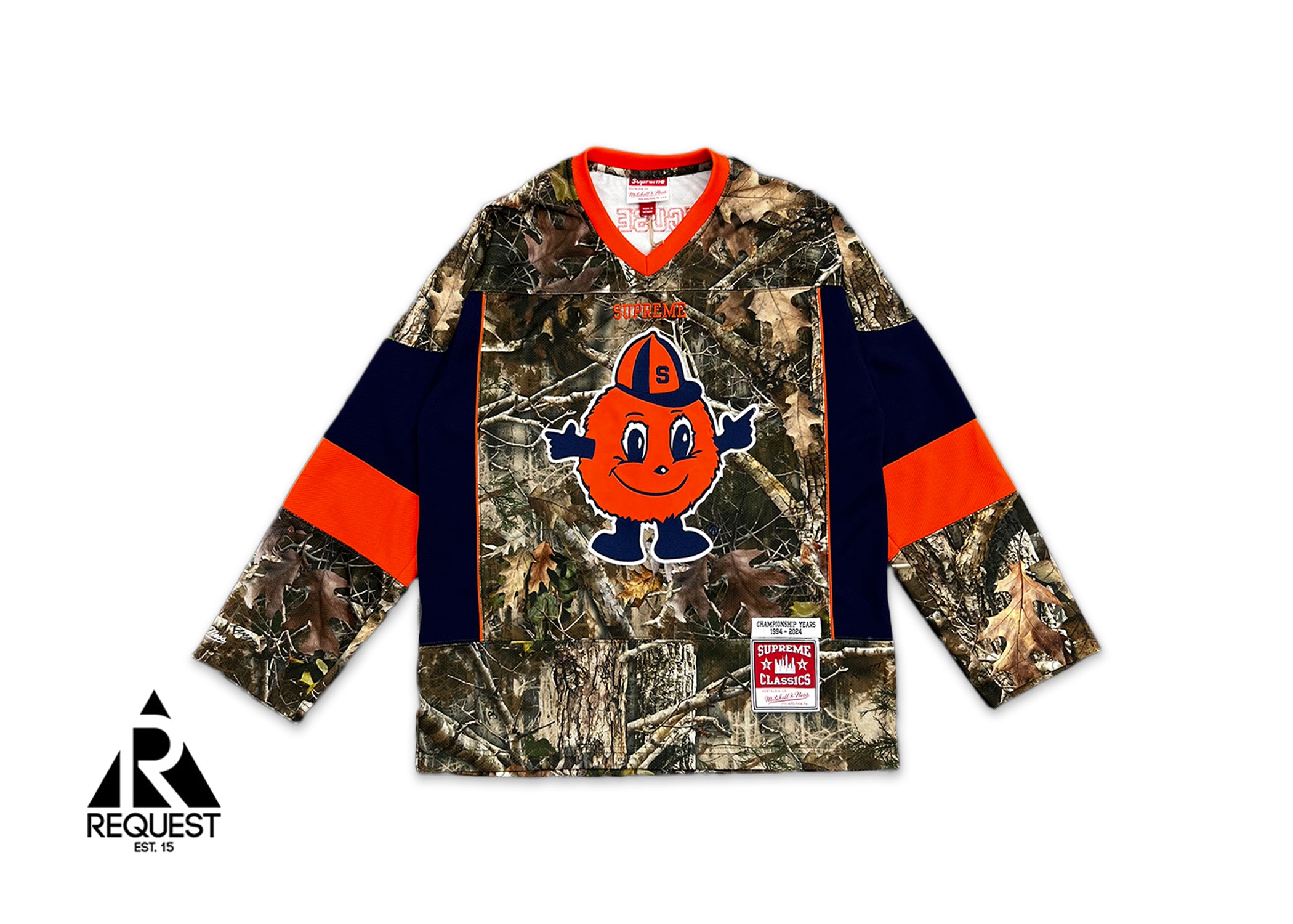 Supreme, Mitchell & Ness NCAA Hockey Jersey "Syracuse Camo"