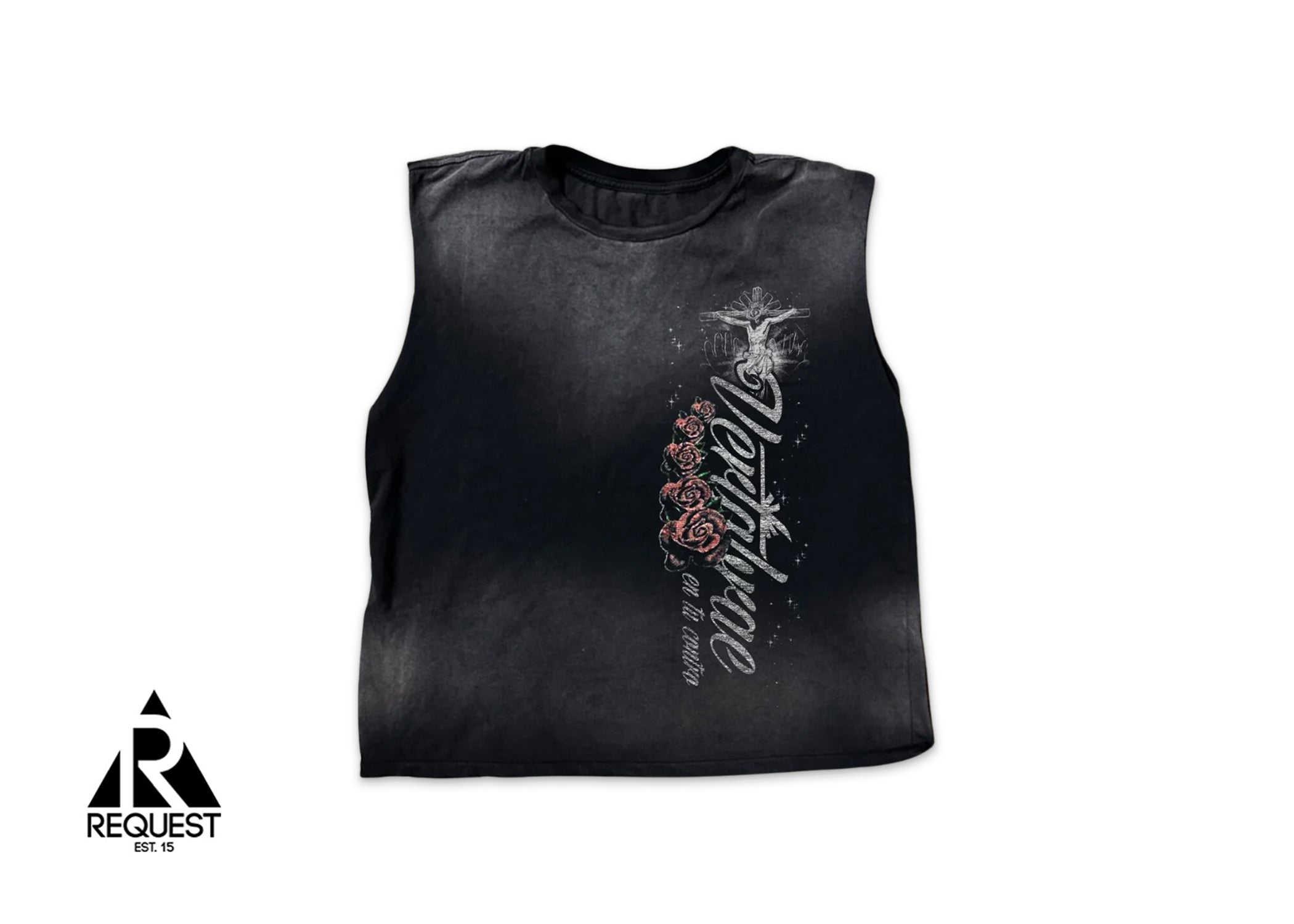 Vertabrae Savior Sleeveless Tee "Black"