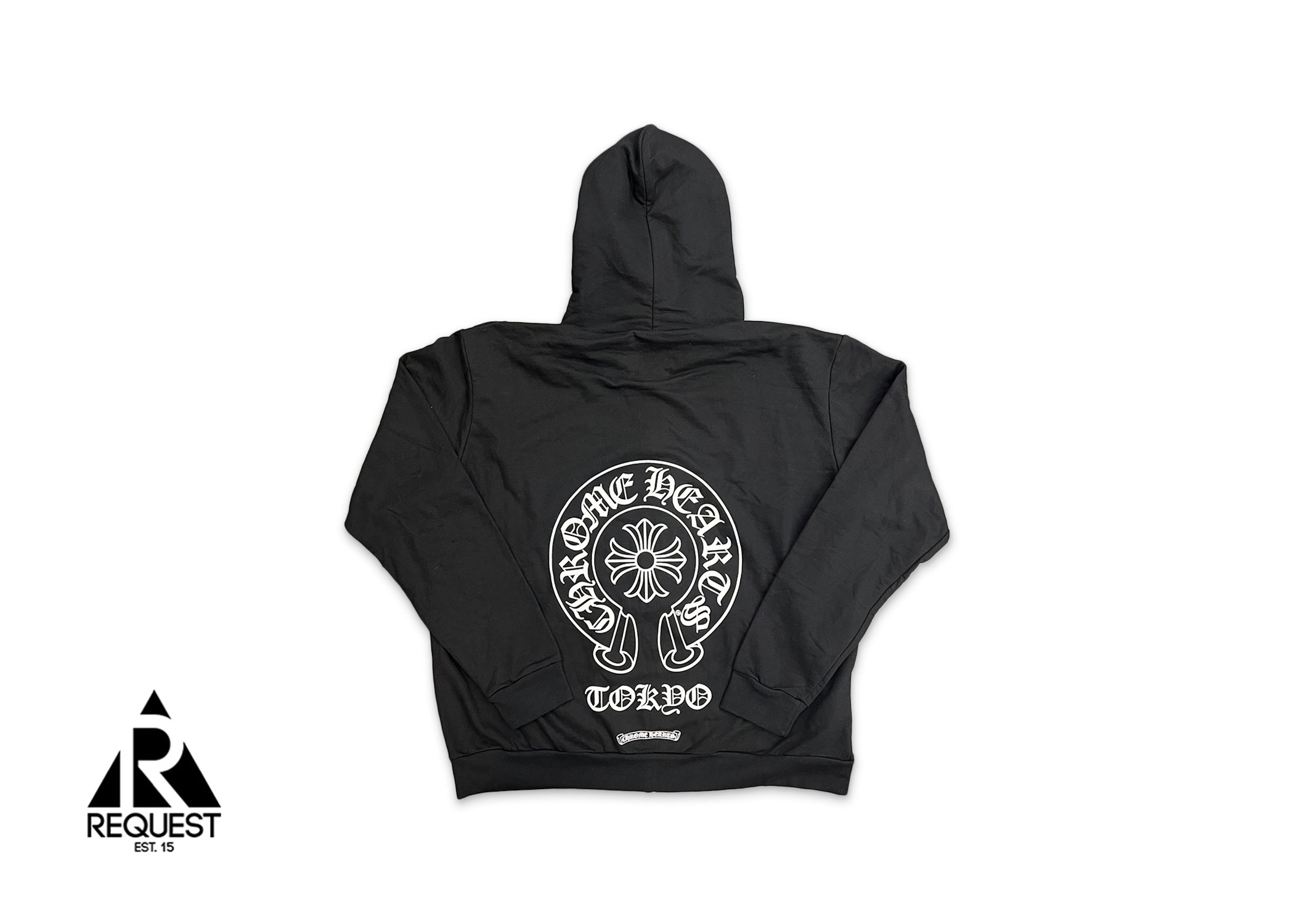 Chrome Hearts, Tokyo Horseshoe Zip-Up Hoodie "Black"