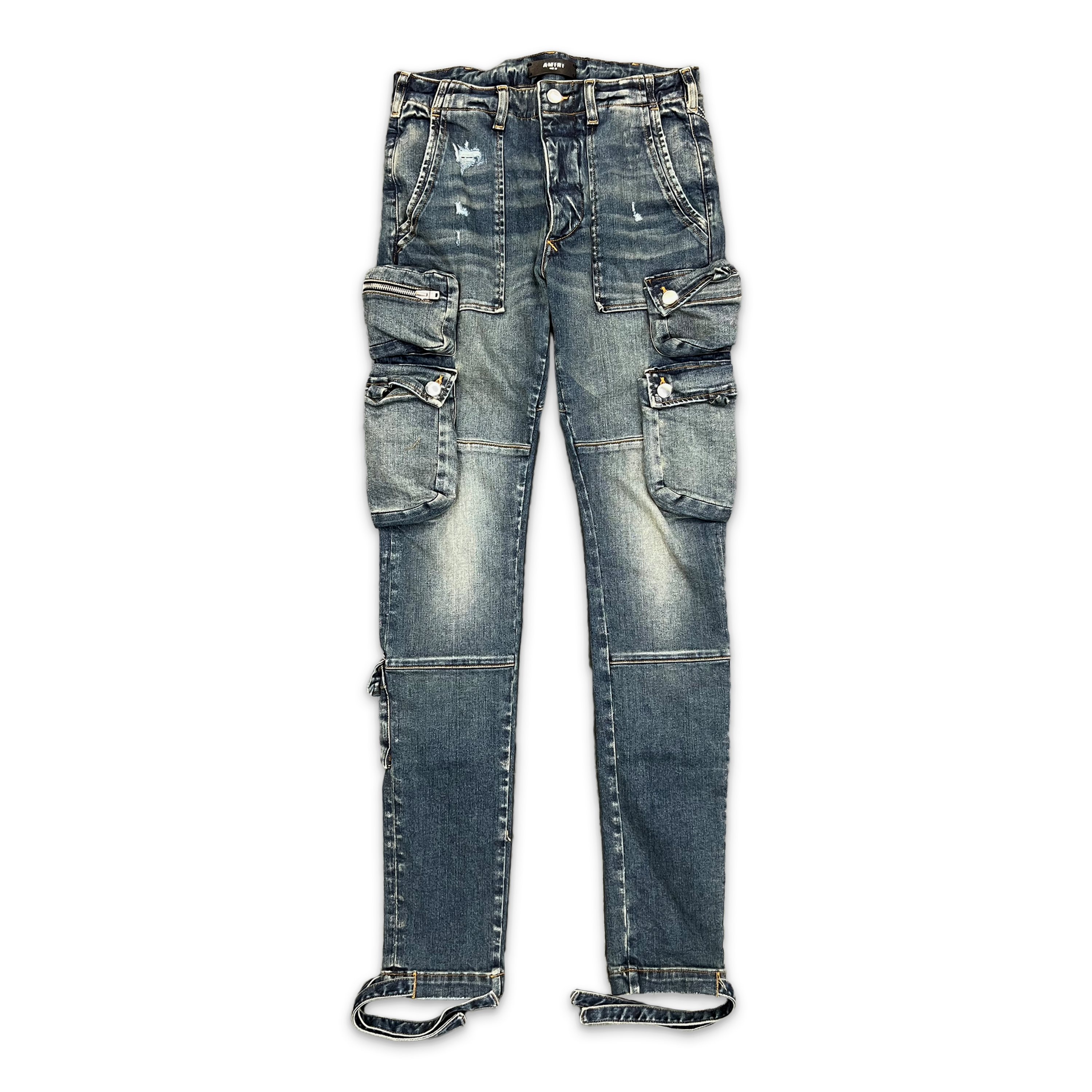 Amiri, Tactical Cargo Denim Pants "Deep Classic"