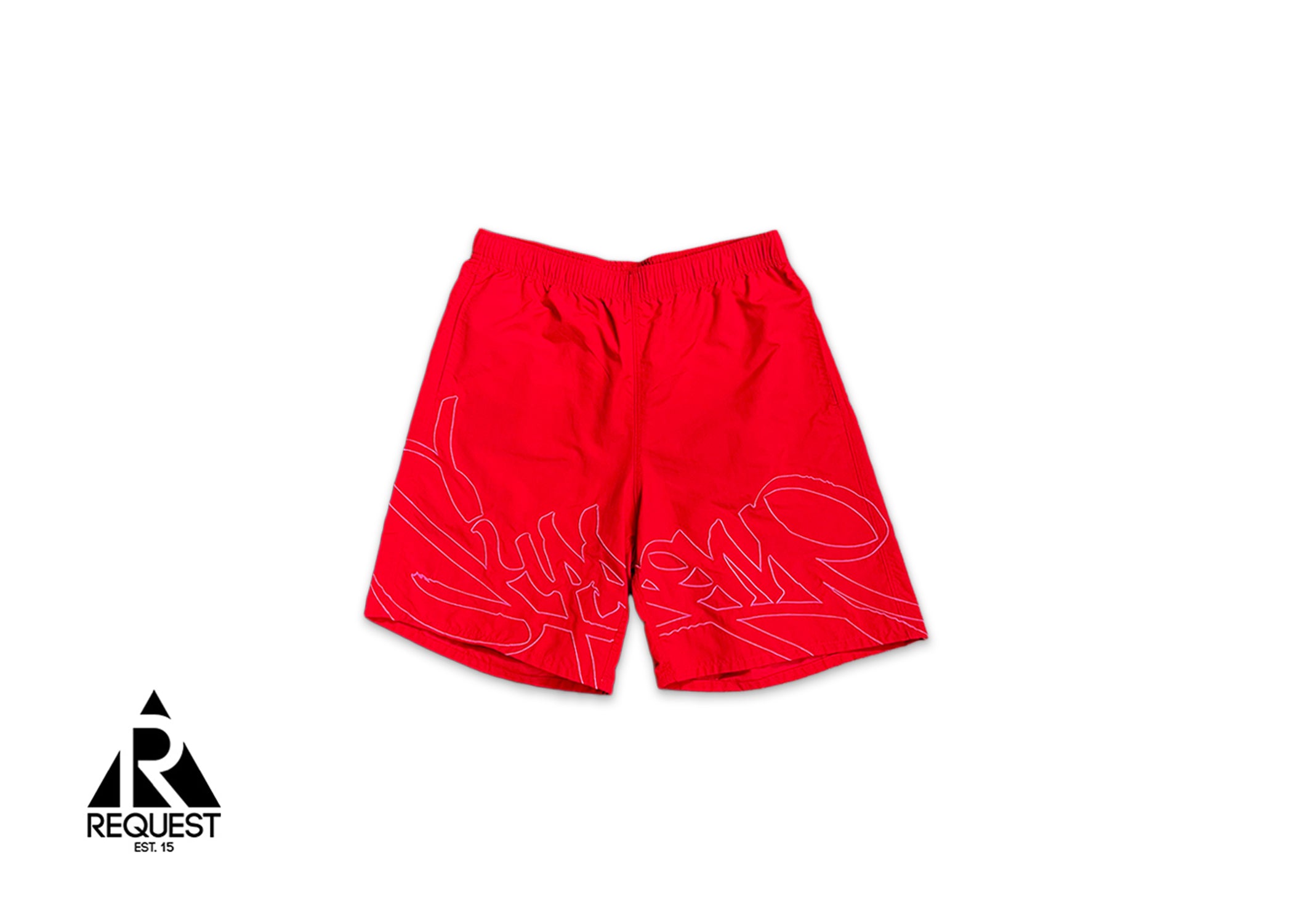 Supreme, Tag Water Shorts SS24 "Red"