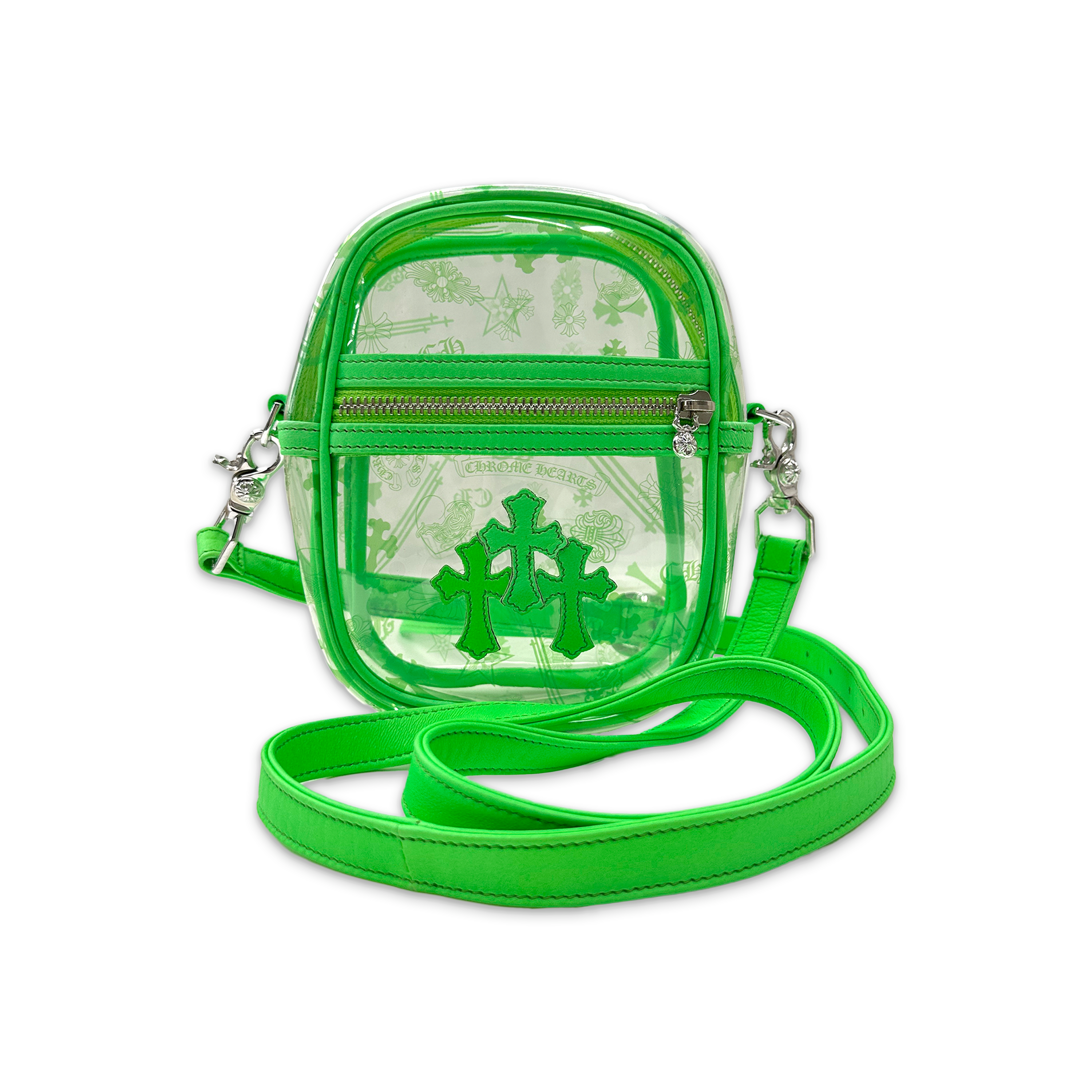 Chrome Hearts, Taka Mini Leather Bag "Green"