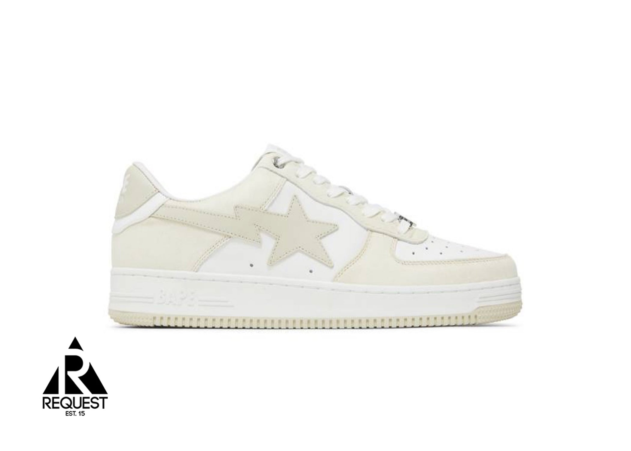 A Bathing Ape Bapesta #1 "Beige Calf Hair"