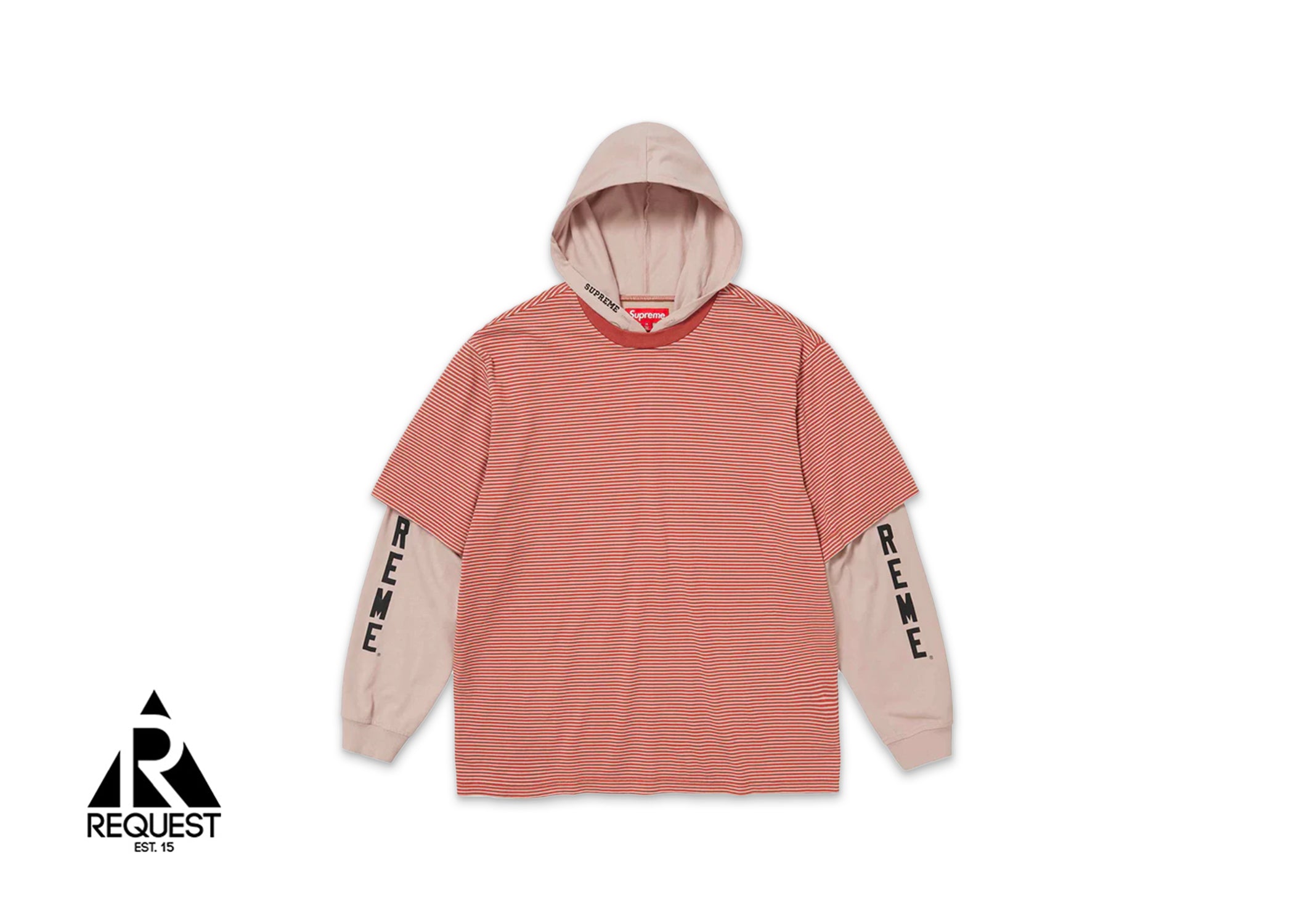Supreme Layered Hooded L/S Top "Tan"