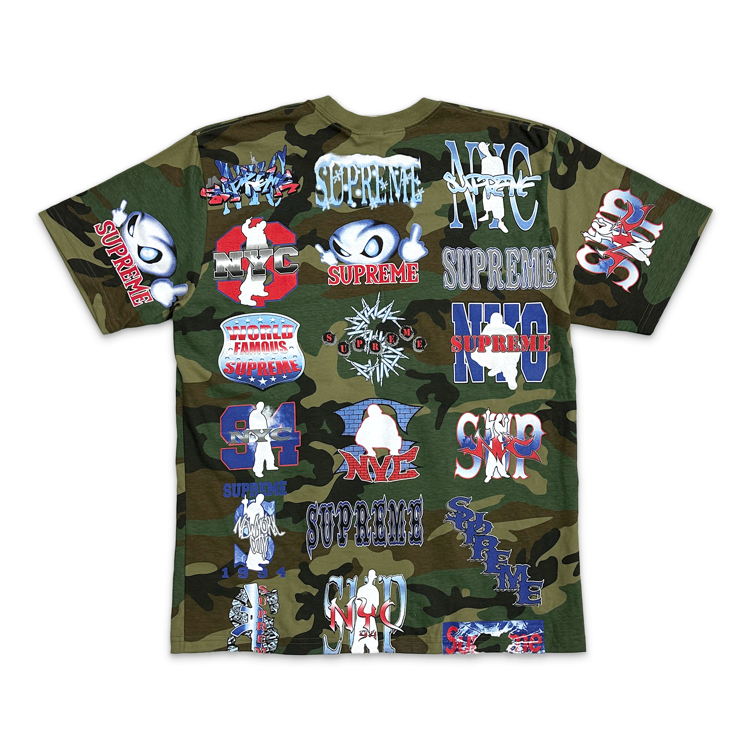 Supreme, Flash Tee "Woodland Camo" SS26