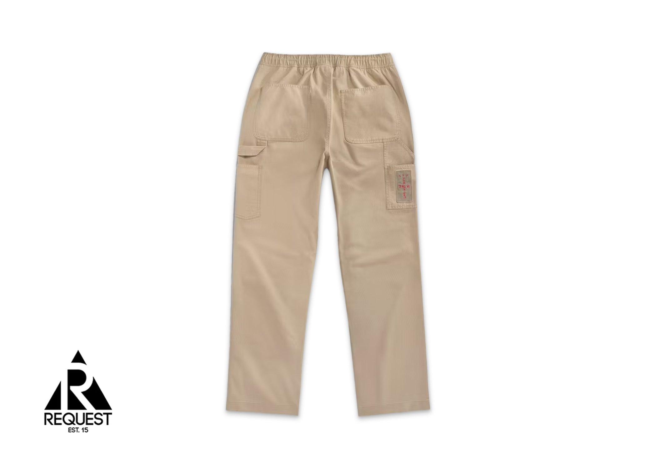 Travis Scott Cactus Jack x Jordan Canvas Pants "Desert/Khaki/University/Red"