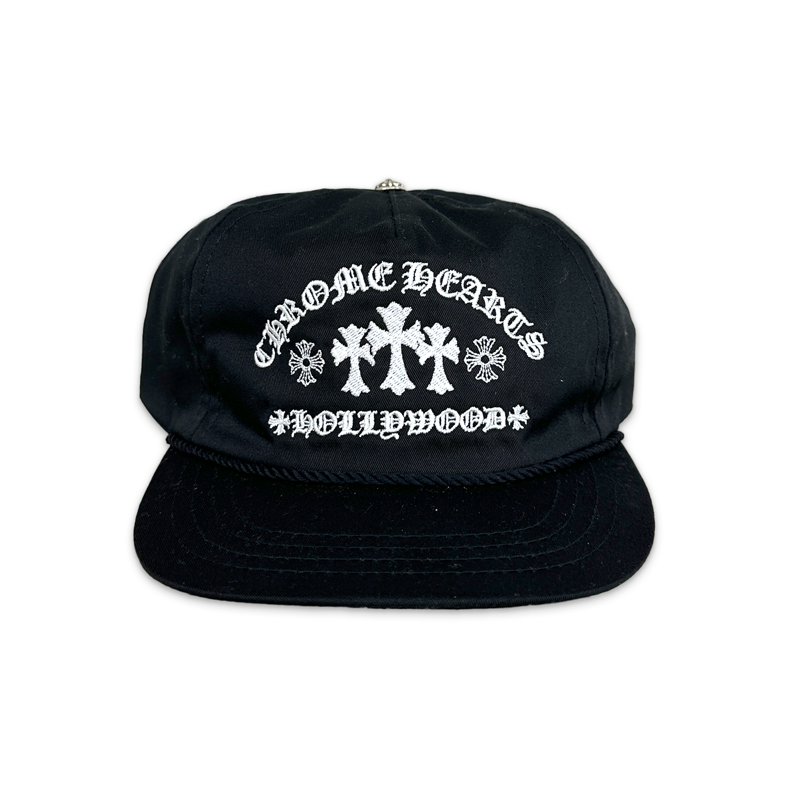 Chrome Hearts, Triple Cross Snapback "Black & White"