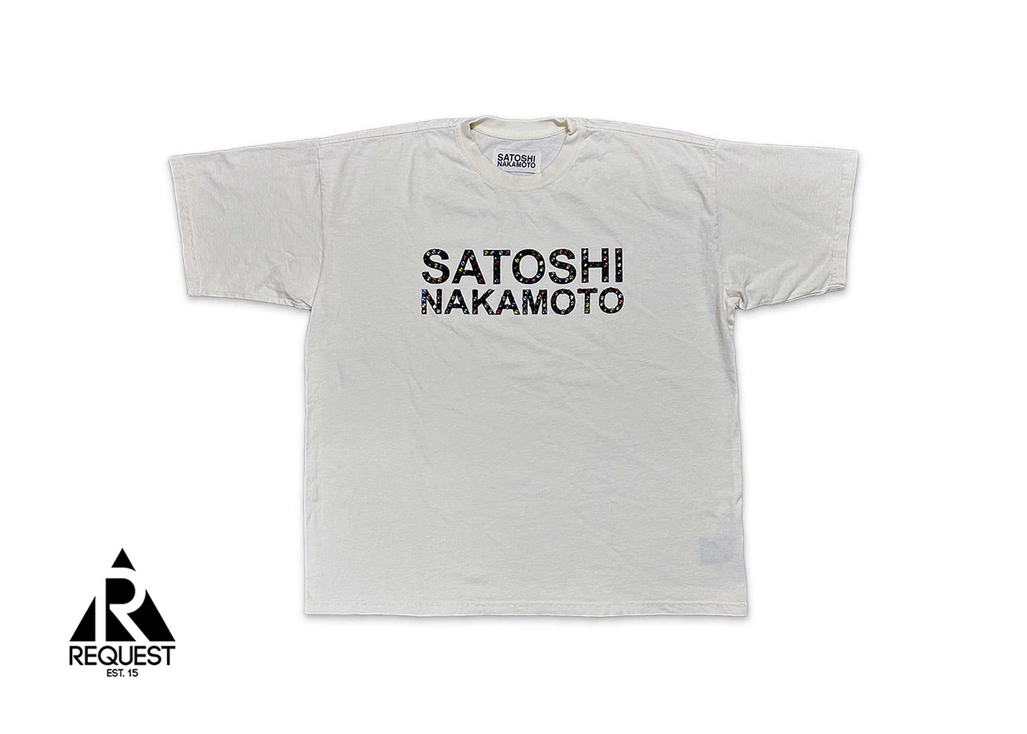 Satoshi Nakamoto, Studded Tee “Cream"