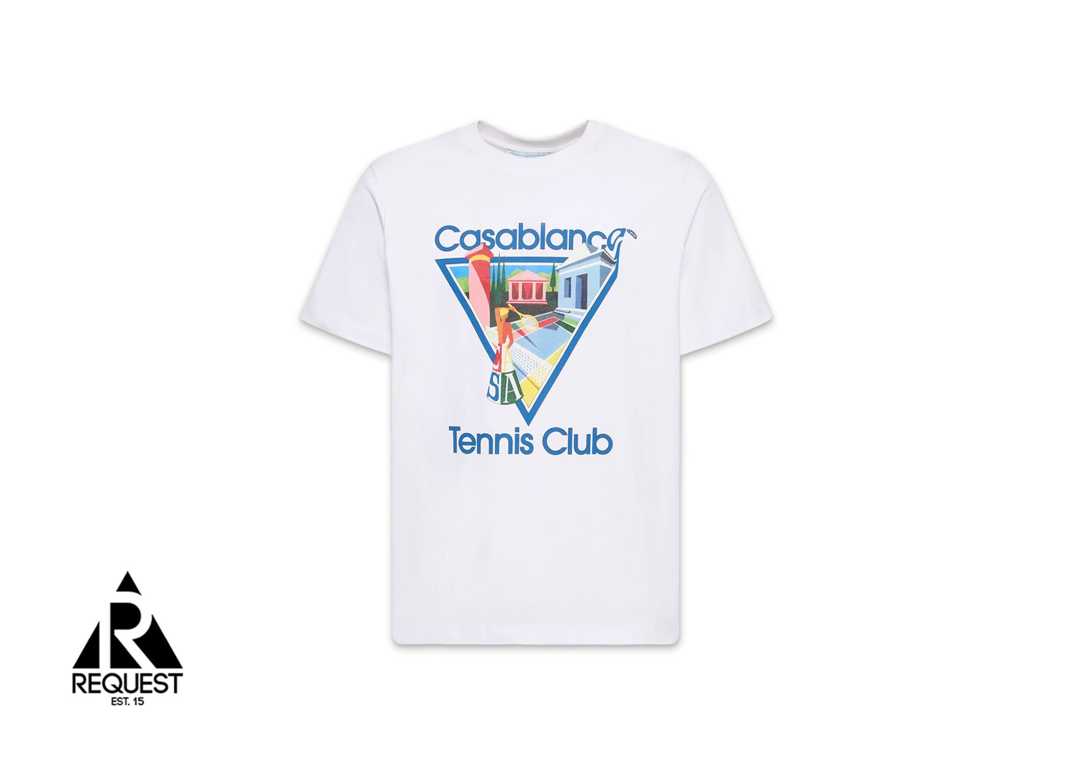 Casablanca La Joueuse Tennis Club Tee "White"
