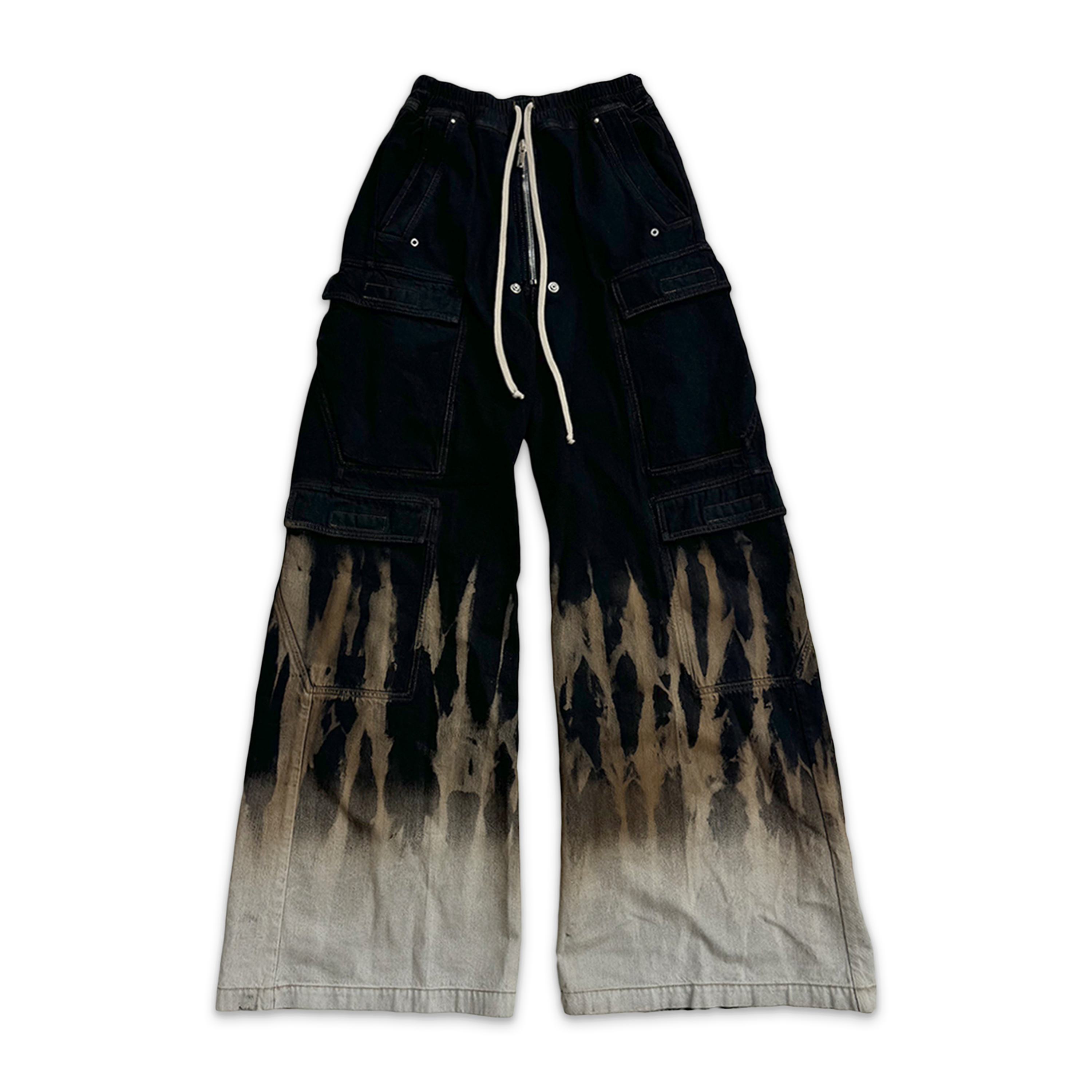 Rick Owens DRKSHDW, Double Bela Cargo Pants "Black Terra"