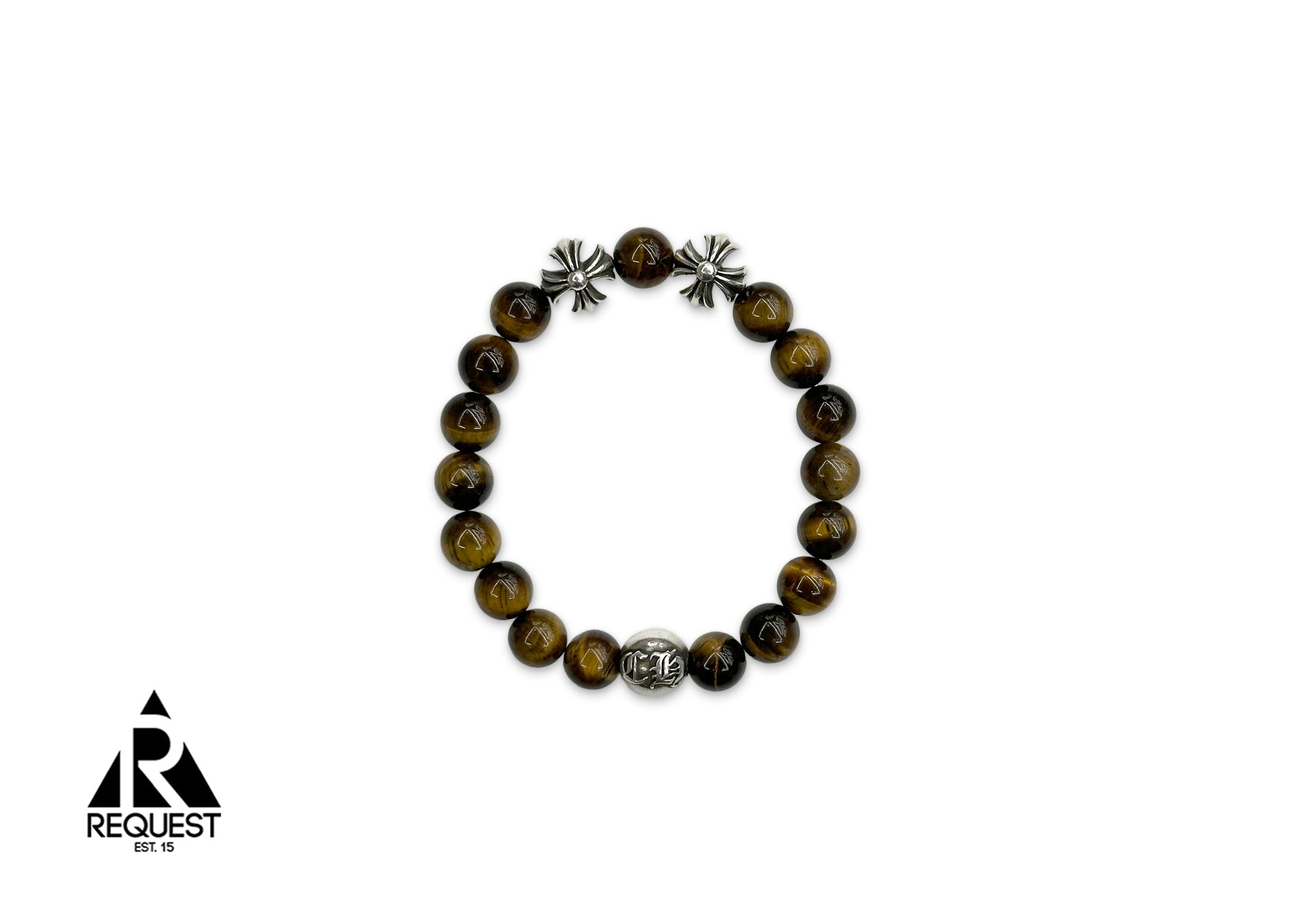 Chrome Hearts, Beaded Bracelet "Tiger Eye"