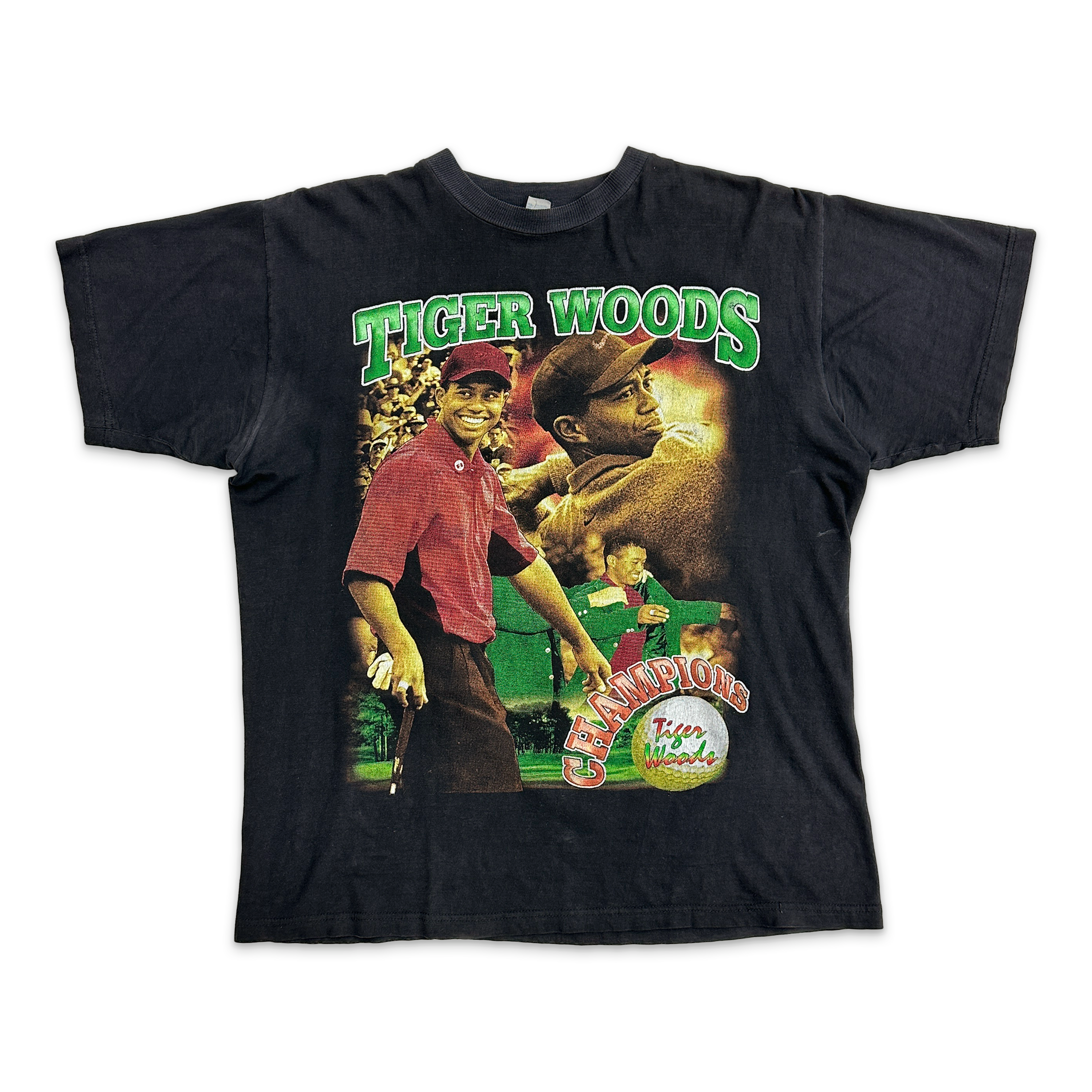 Vintage, Tiger Woods Champions Vintage Tee "Black"