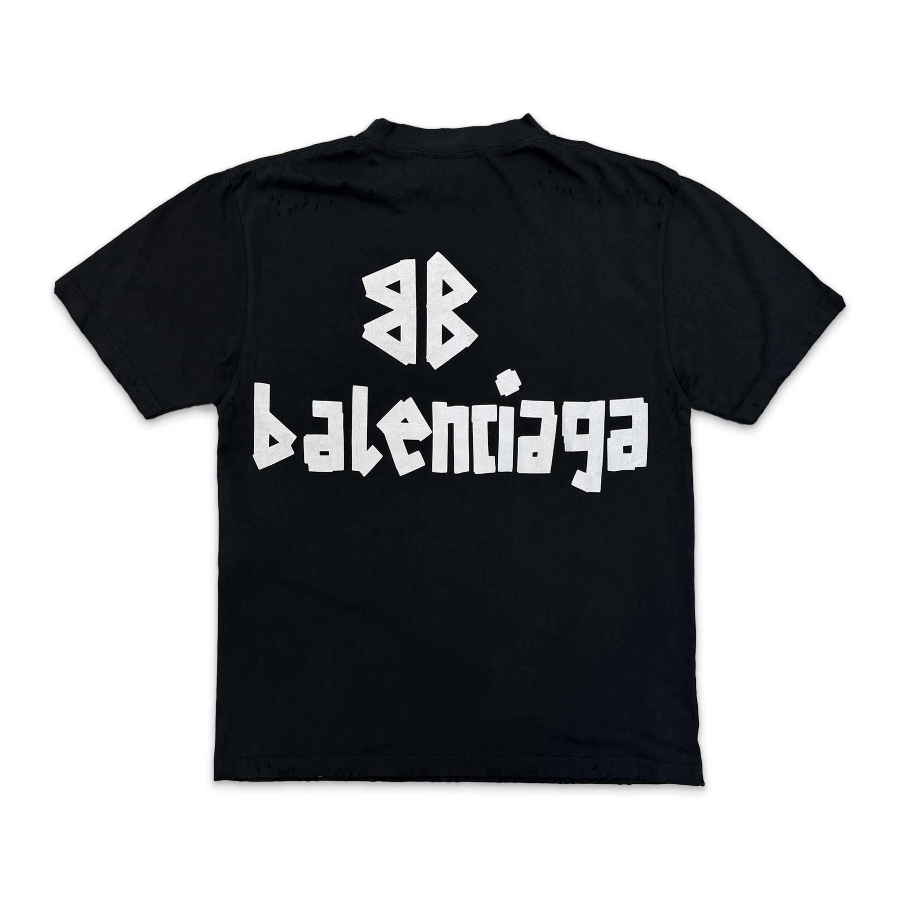 Balenciaga, Tape Type Medium Fit Tee "Black Silver"