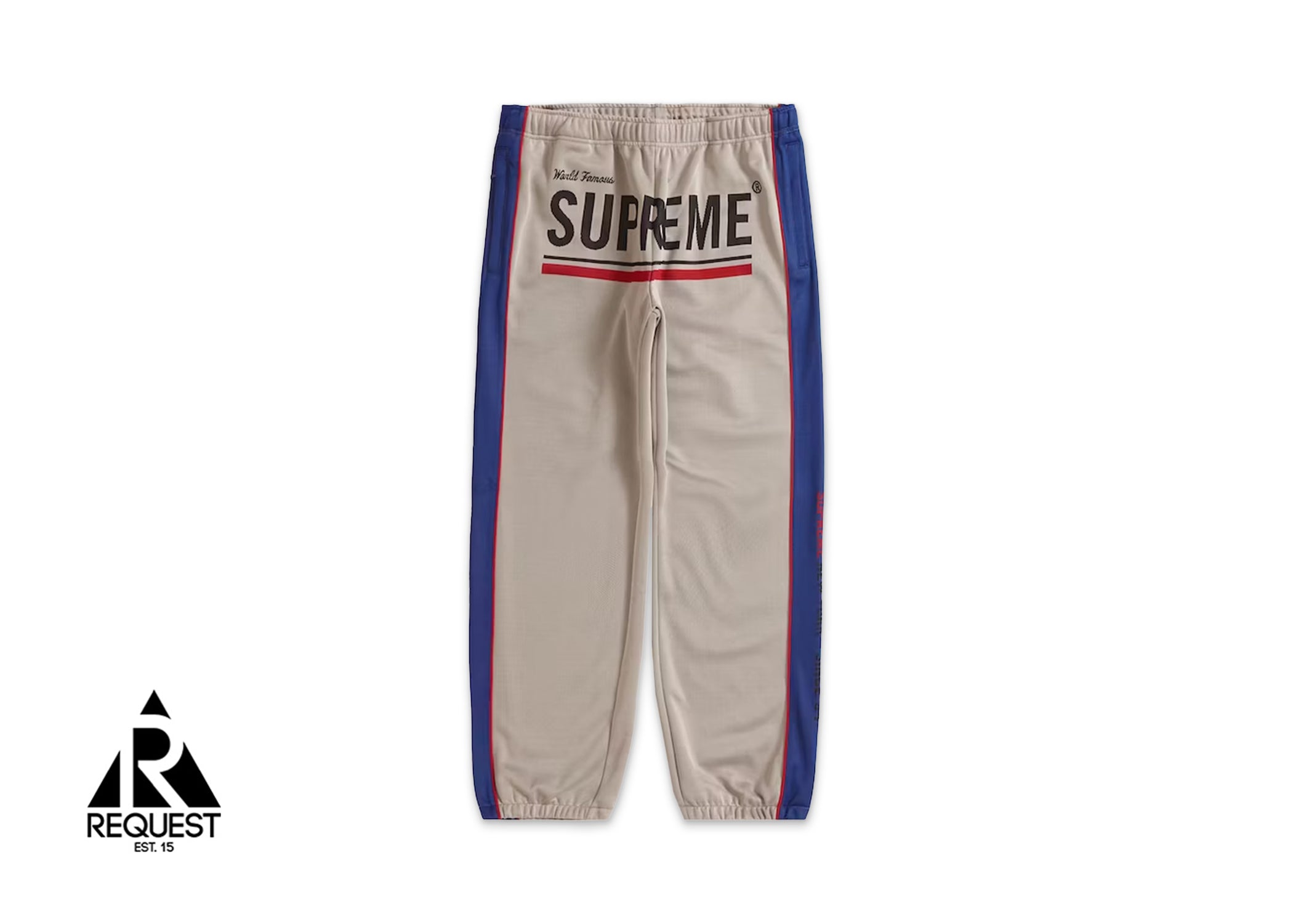 Supreme World Famous Jacquard Track Pant “Stone”