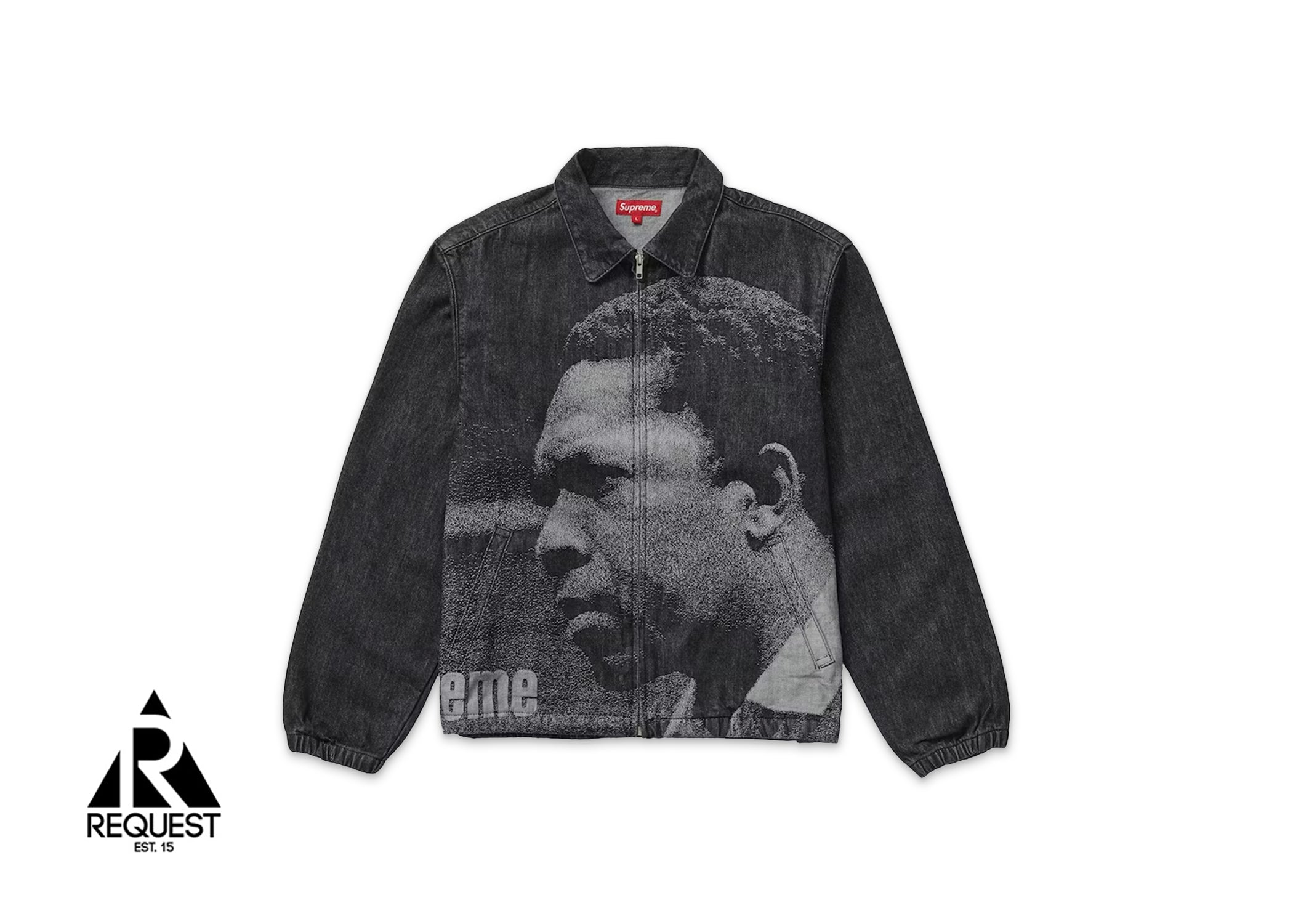 Supreme John Coltrane A Love Supreme Denim Harrington Jacket “Black”