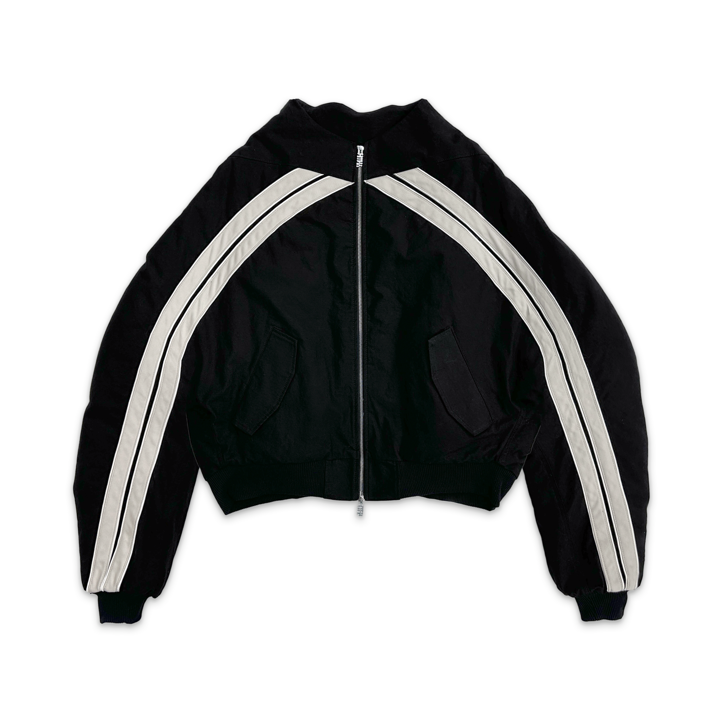 Trappist Bomber Jacket "Black/White"