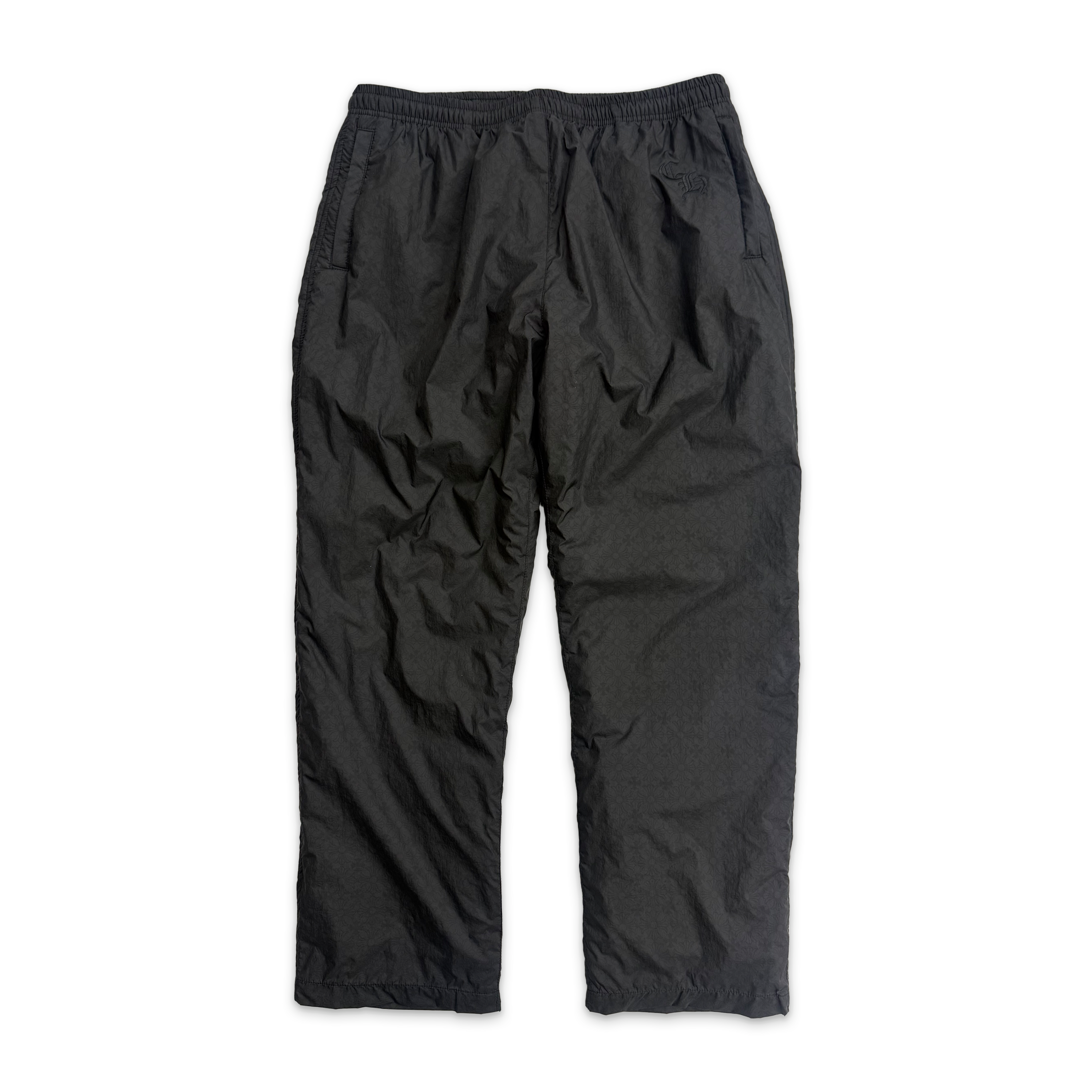 Trash Pickup Motif Track Pants "Black"