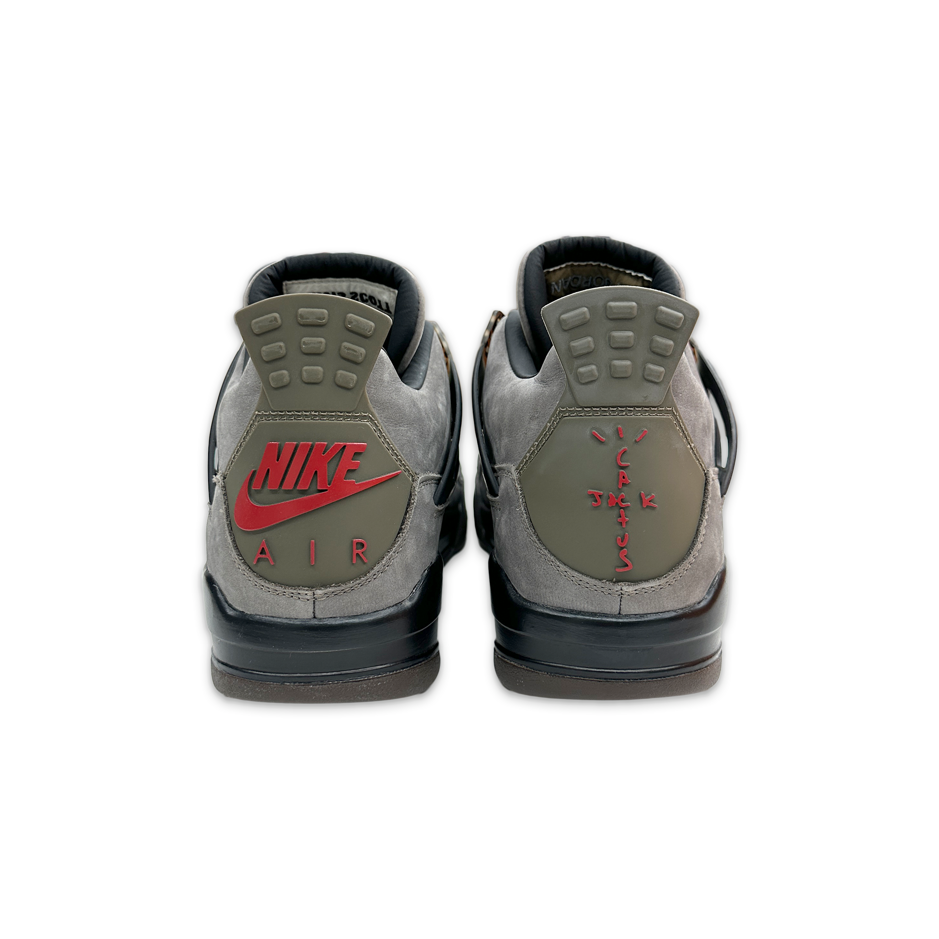 Request, Air Jordan 4 Retro Travis Scott Friends & Family “Olive Mocha”
