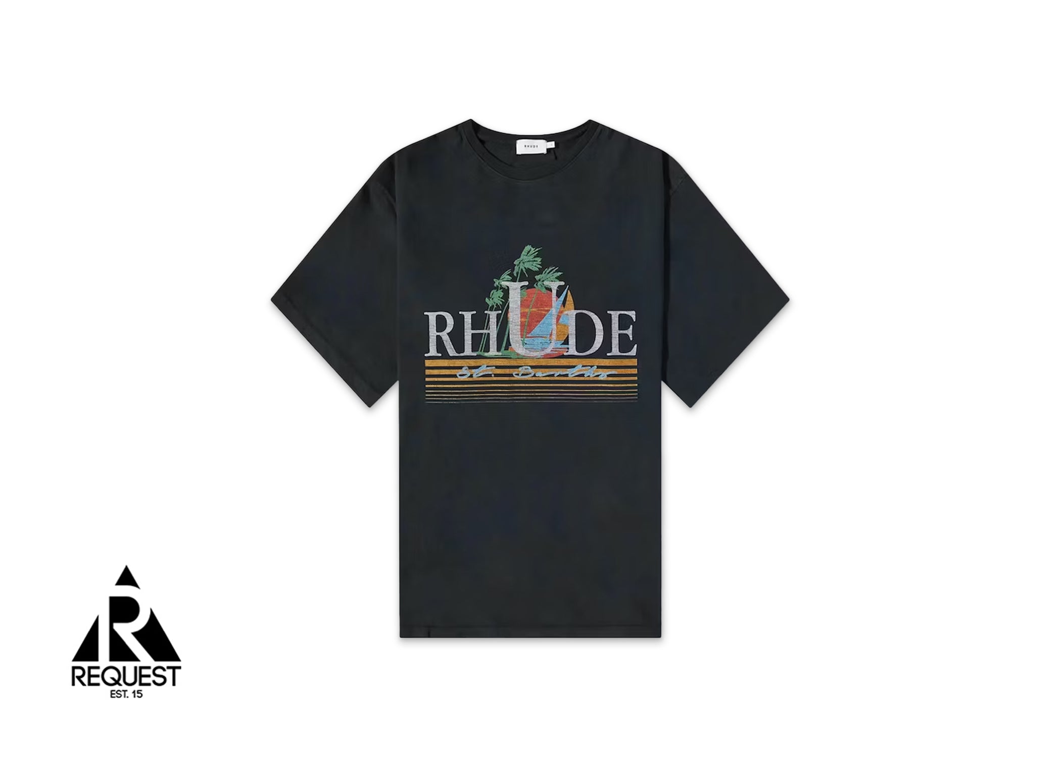 Rhude Tropics Tee "Vintage Black"