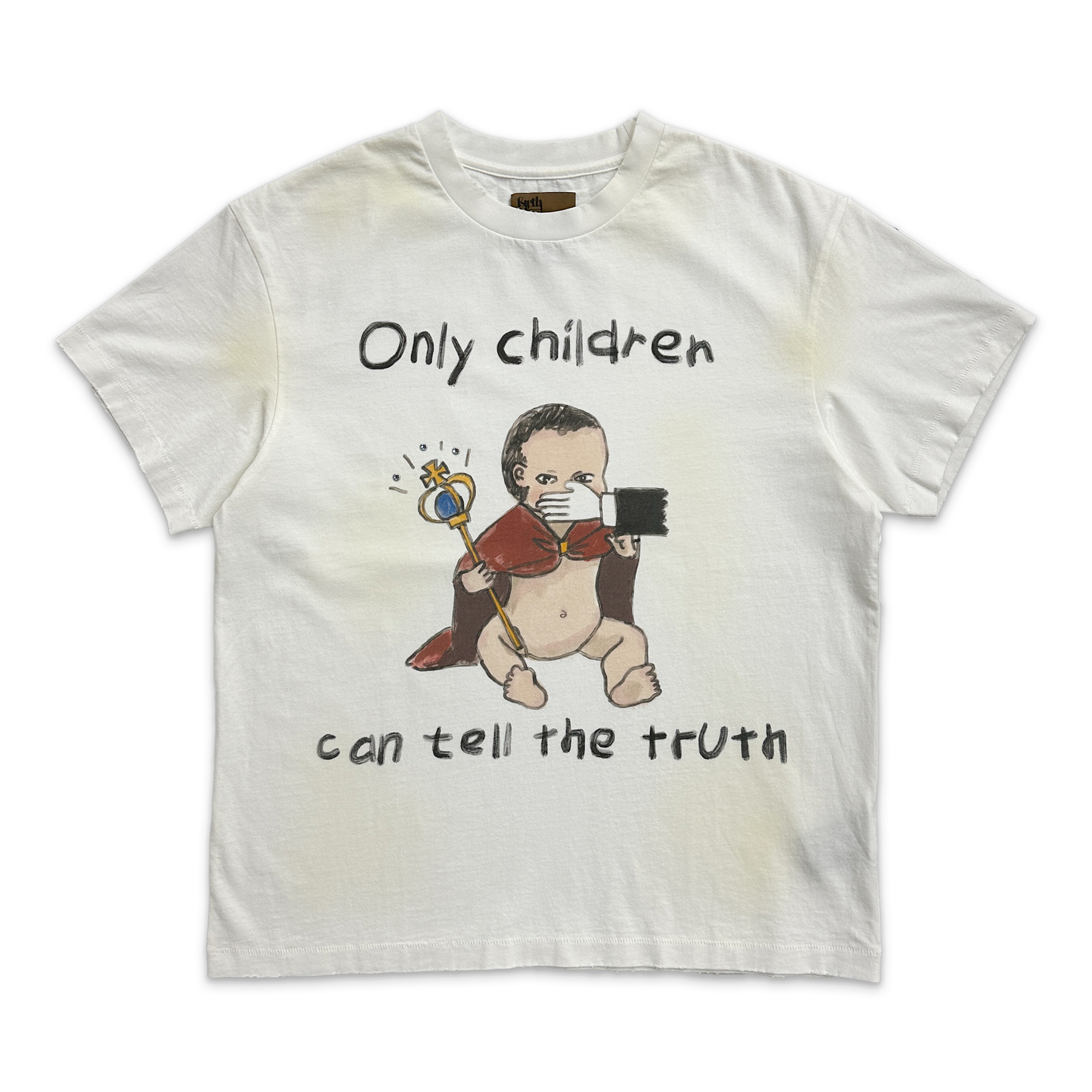 Birth of Royal Child, Truth Print Tee "White"