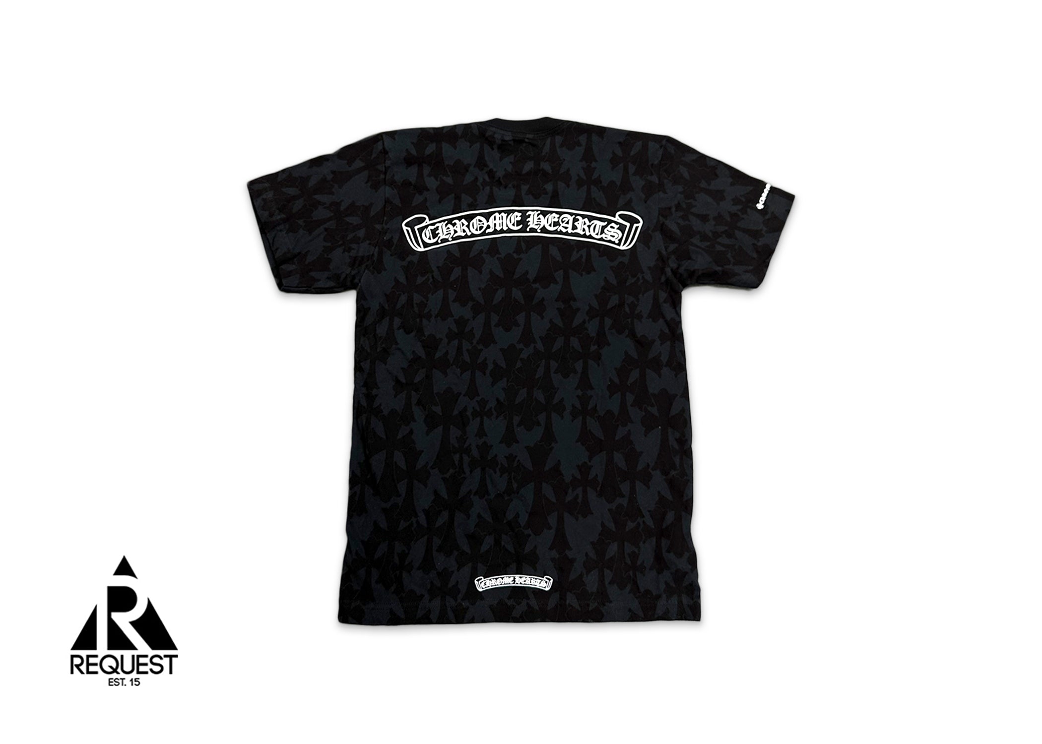 Chrome Hearts Cemetery Cross Print Tee "Black"
