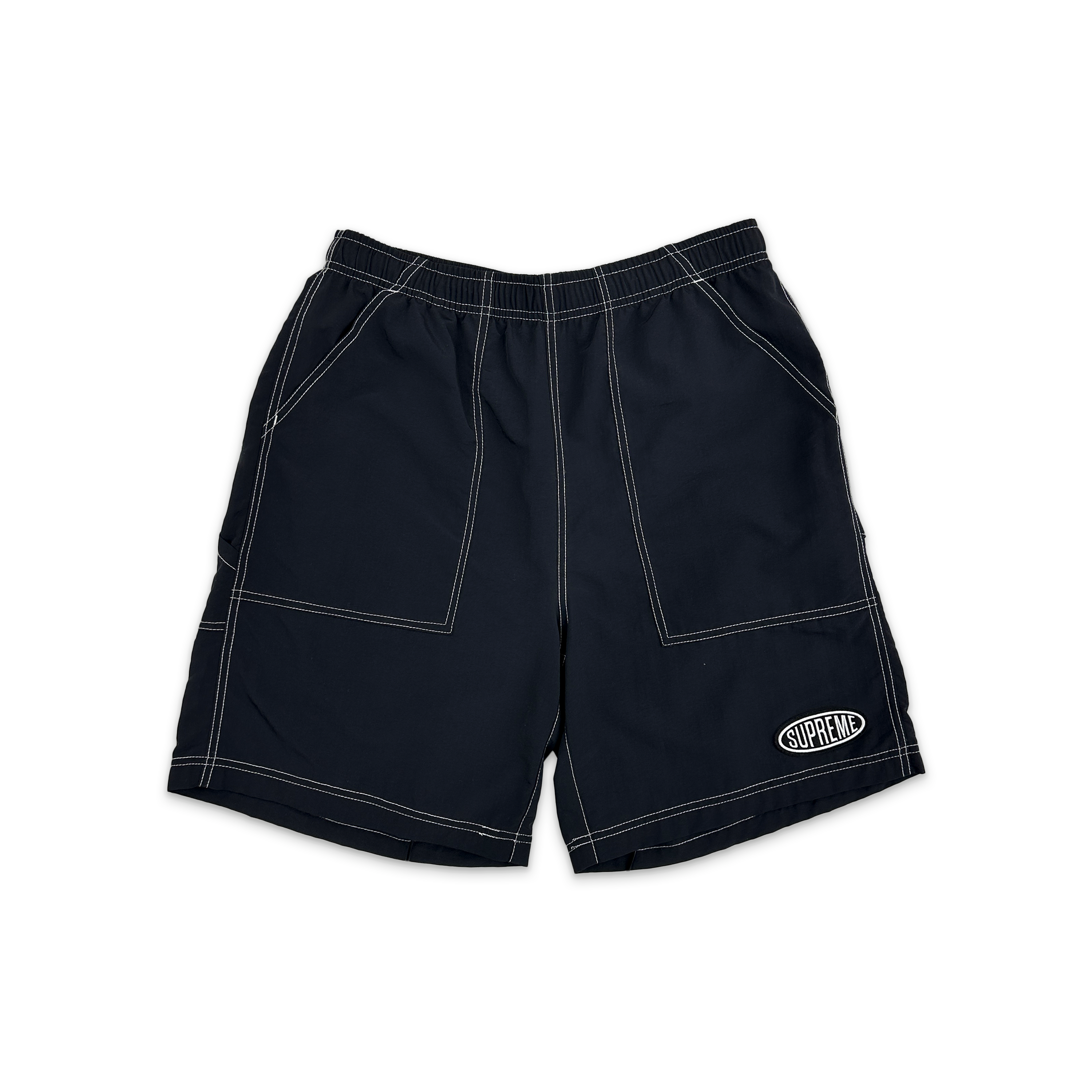 Supreme, Nylon Painter Short (SS24) "Black"