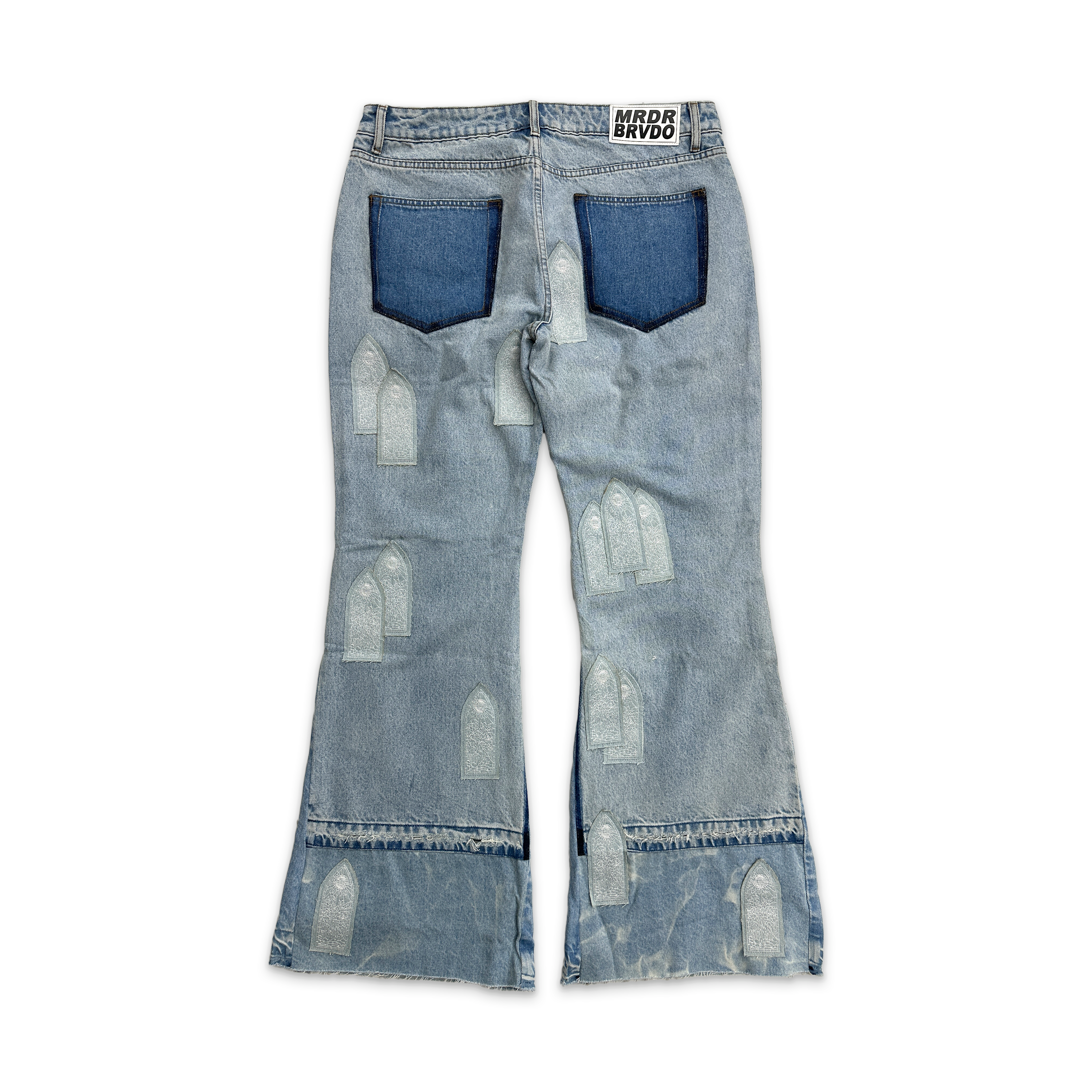 Who Decides War, Cerulean Arch Patched Denim "Sky" (W)