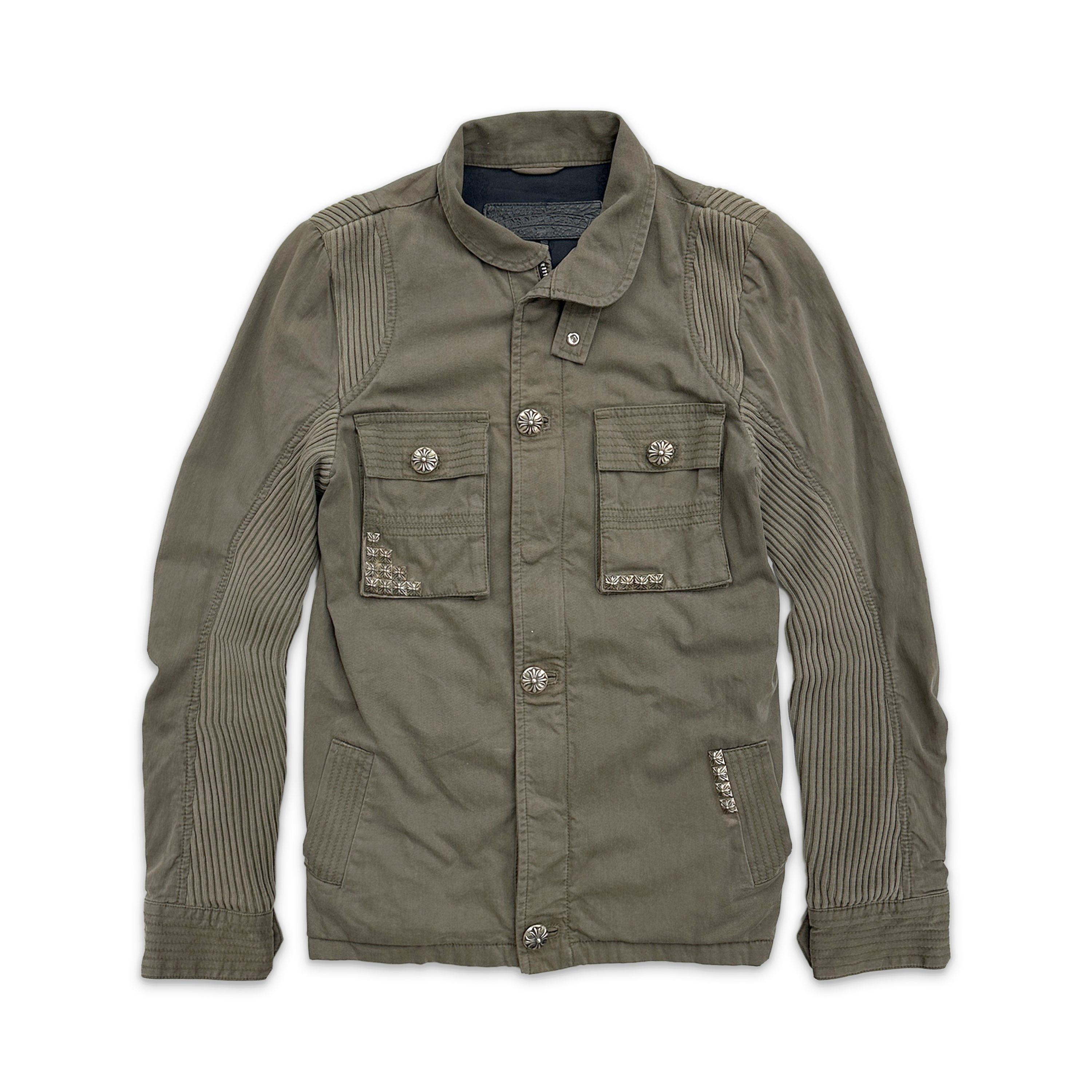 Chrome Hearts, Moto Jacket "Olive"