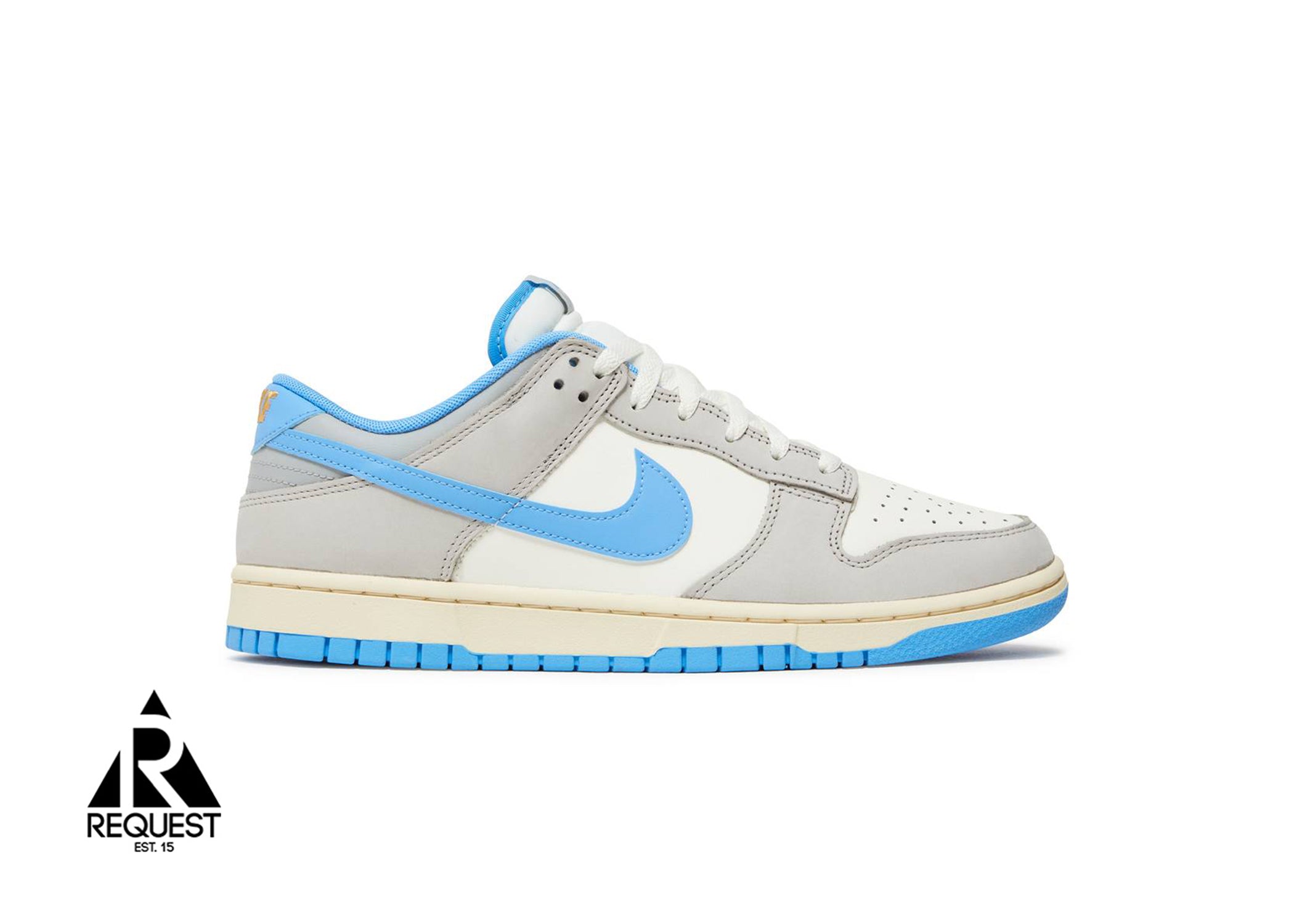 Nike Dunk Low "Athletic Department Light Smoke Grey University Blue"