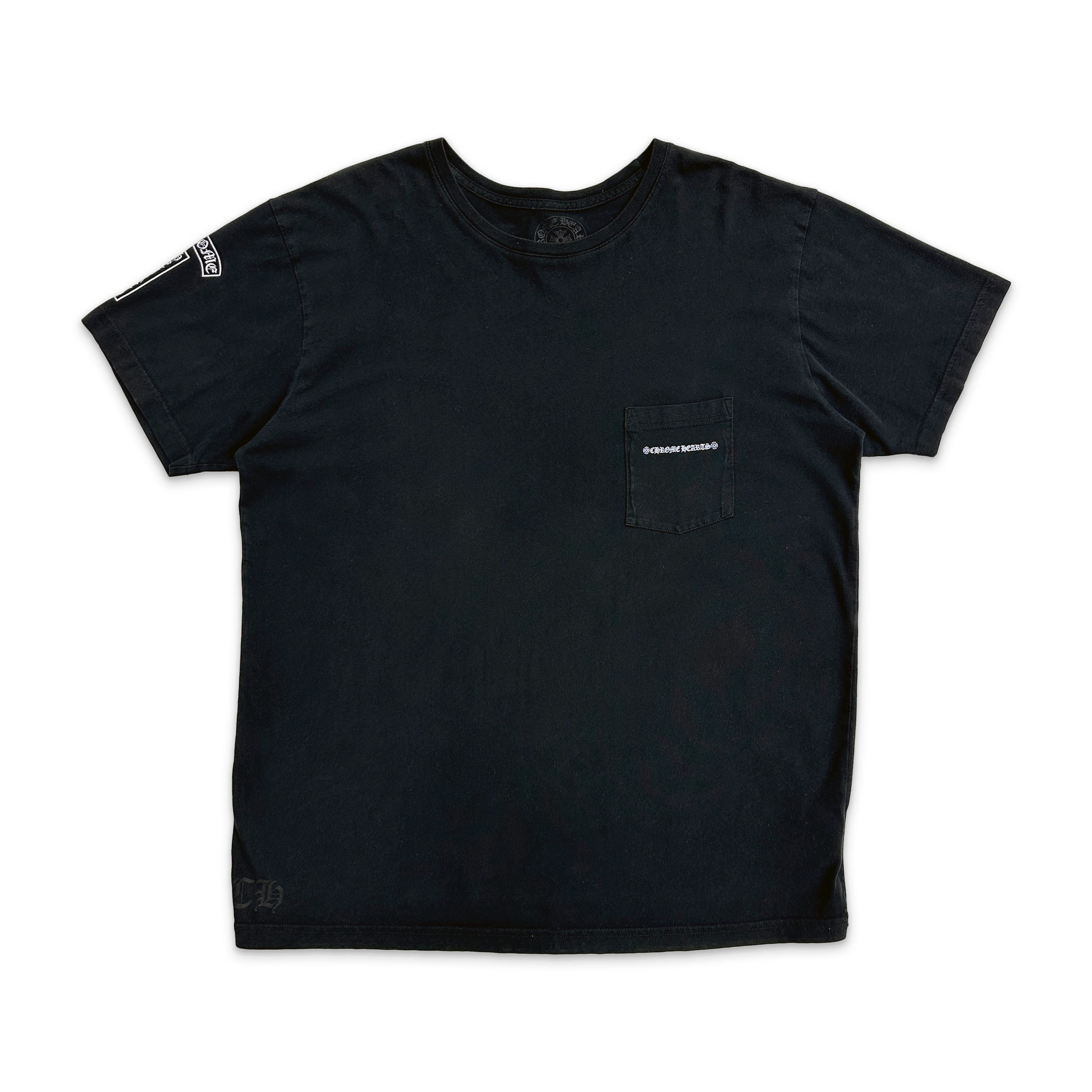 Chrome Hearts, Vintage Multi Logo Pocket Tee "Black"
