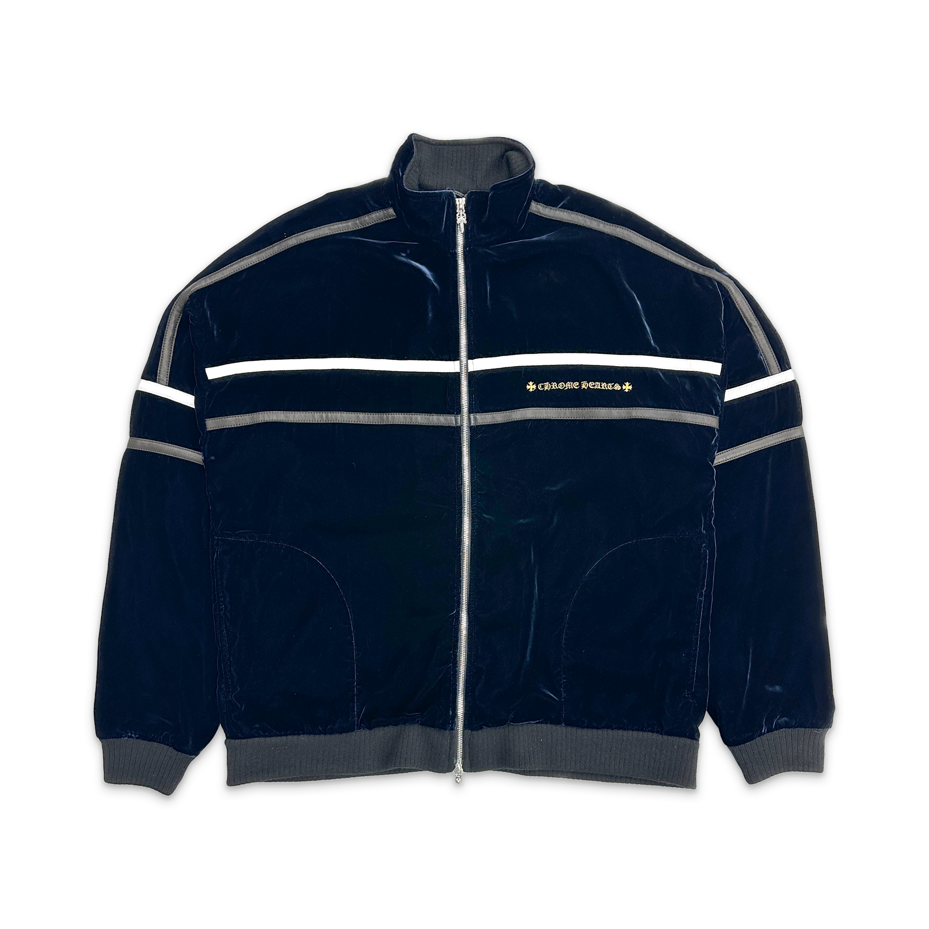 Chrome Hearts, Velvet Y Not Jacket "Navy"