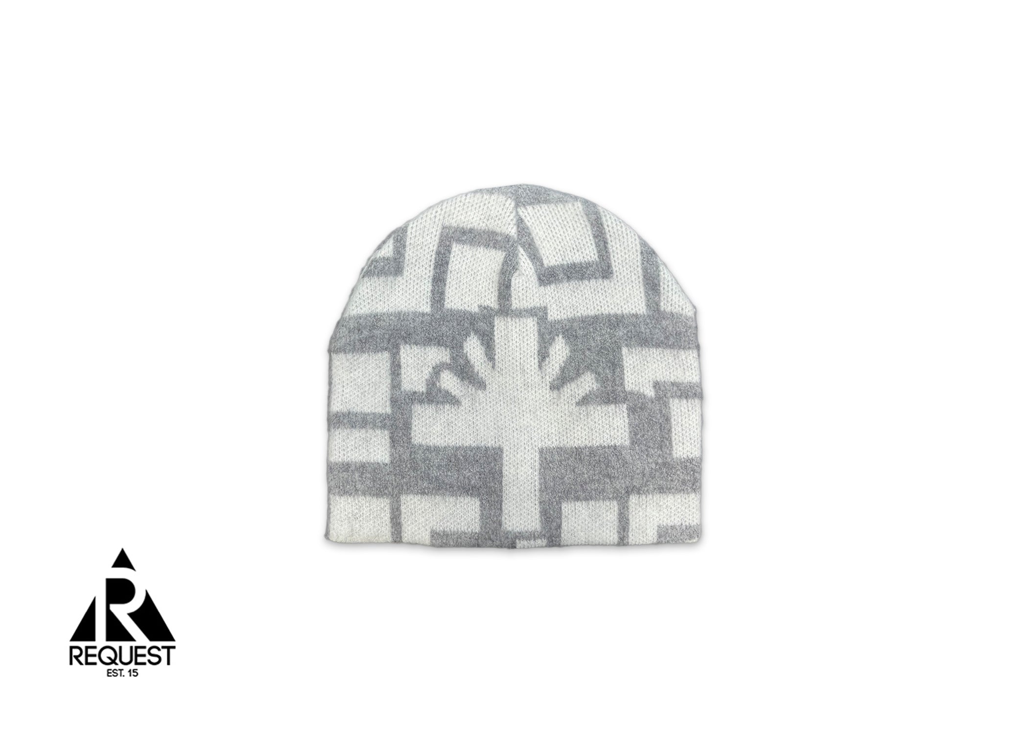 Vertabrae Beanie "Grey & White"