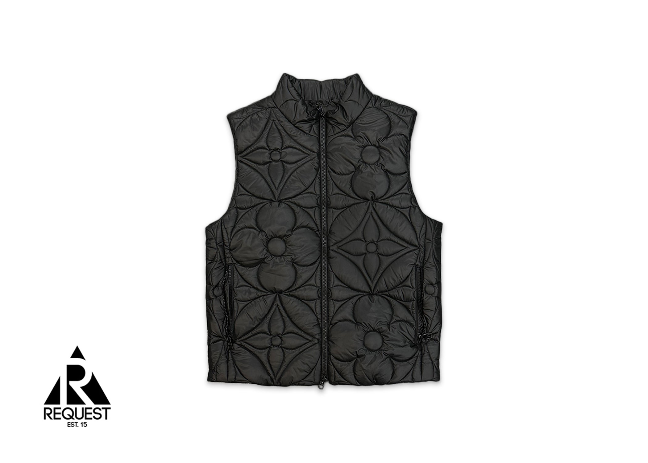 Louis Vuitton, LVSE Padded Monogram Flower Gilet Vest "Black"