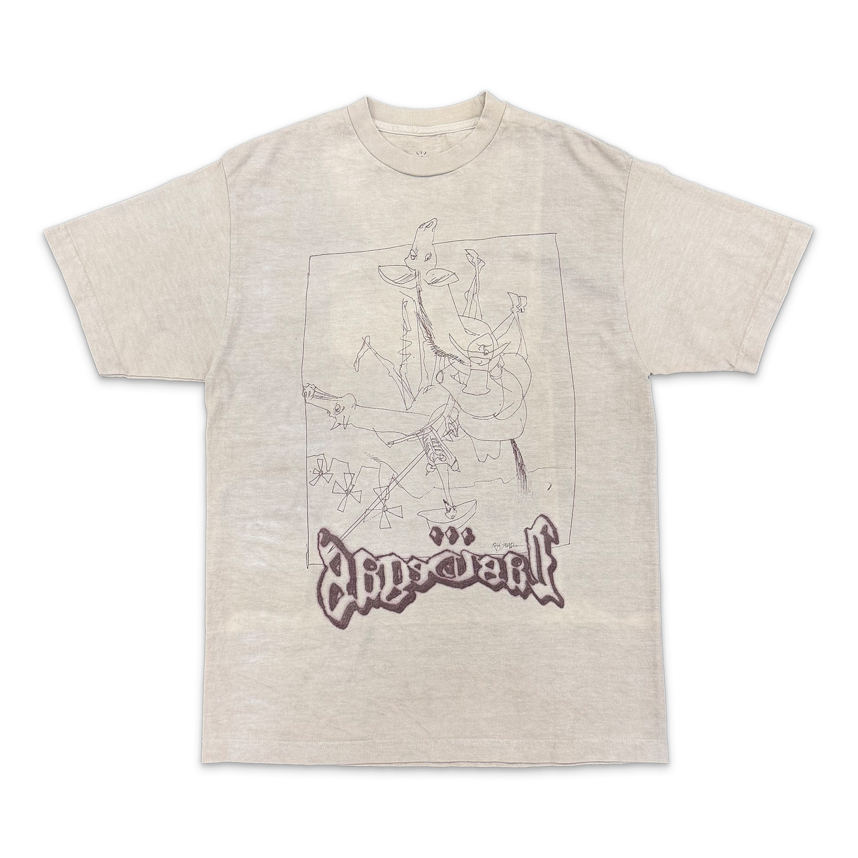 Travis Scott x Ralph Steadman Utopia Sketch Tee "Grey"