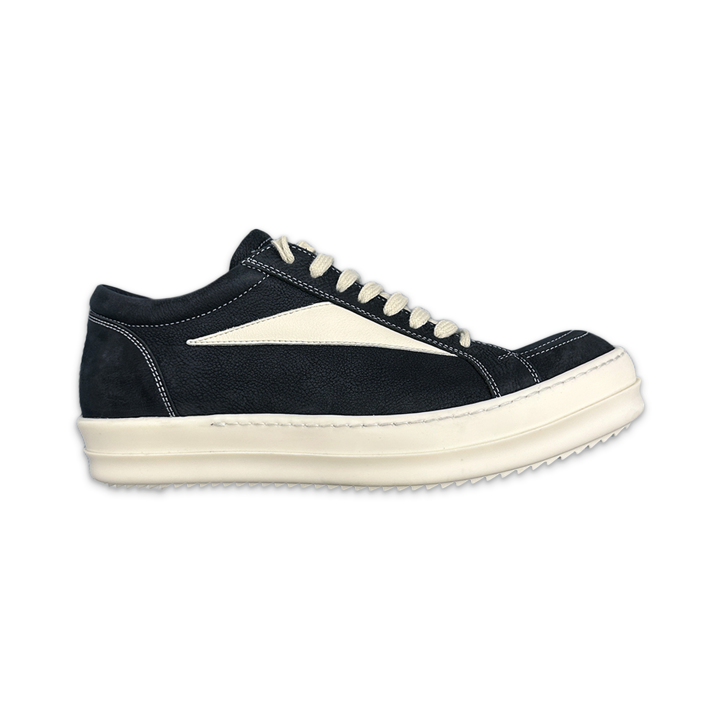 Rick Owens, Luxor Vintage Sneaks "Black Milk"
