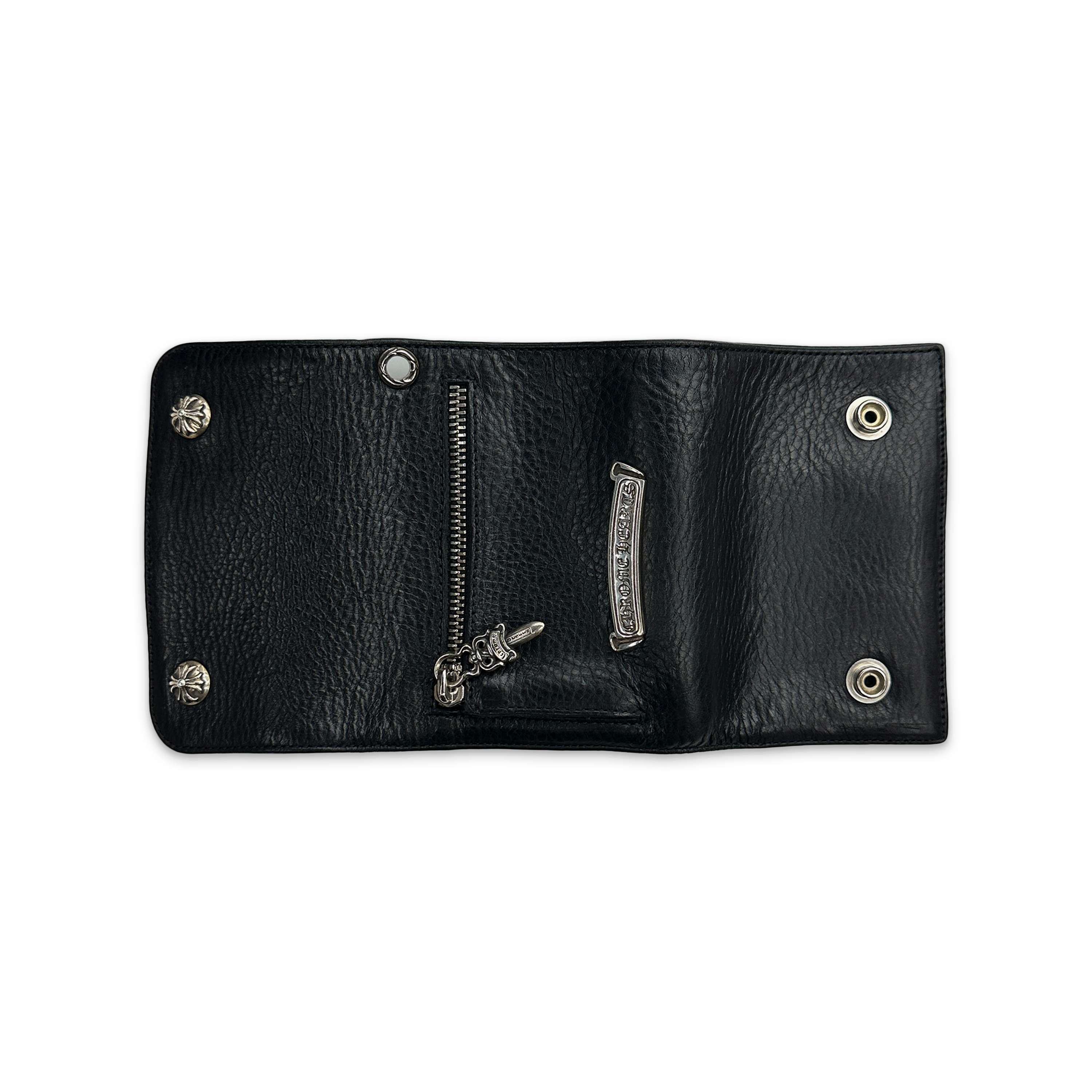 Chrome Hearts, Trifold Wallet "Black"
