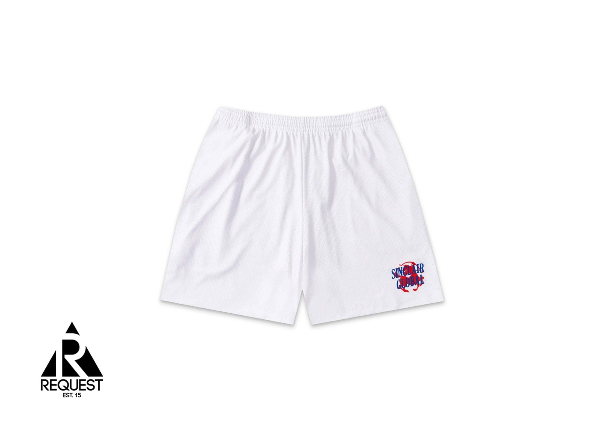 Sinclair Mesh Shorts "White"