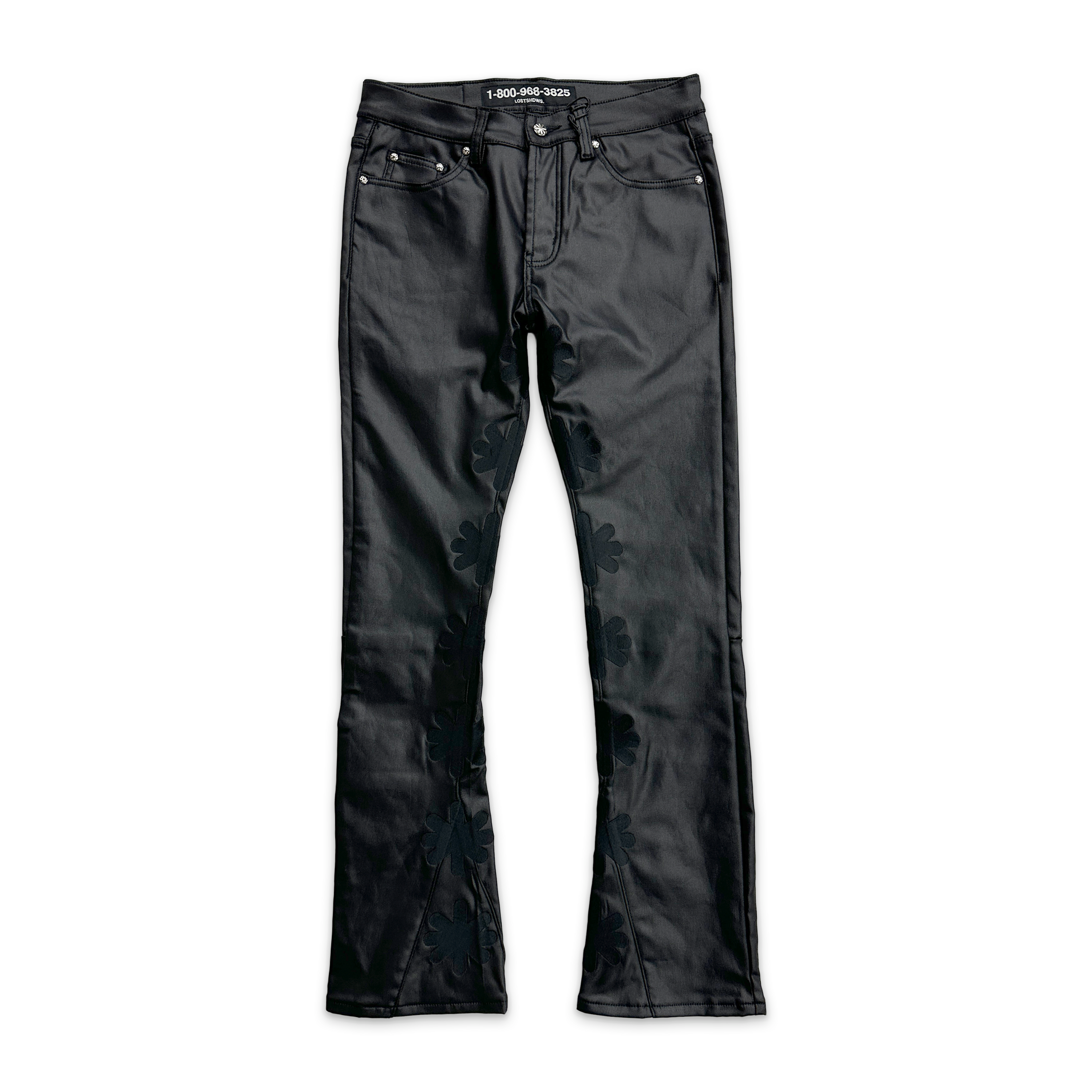 LOSTSHDWS, Sun Logo Wax Denim "Black/Black"